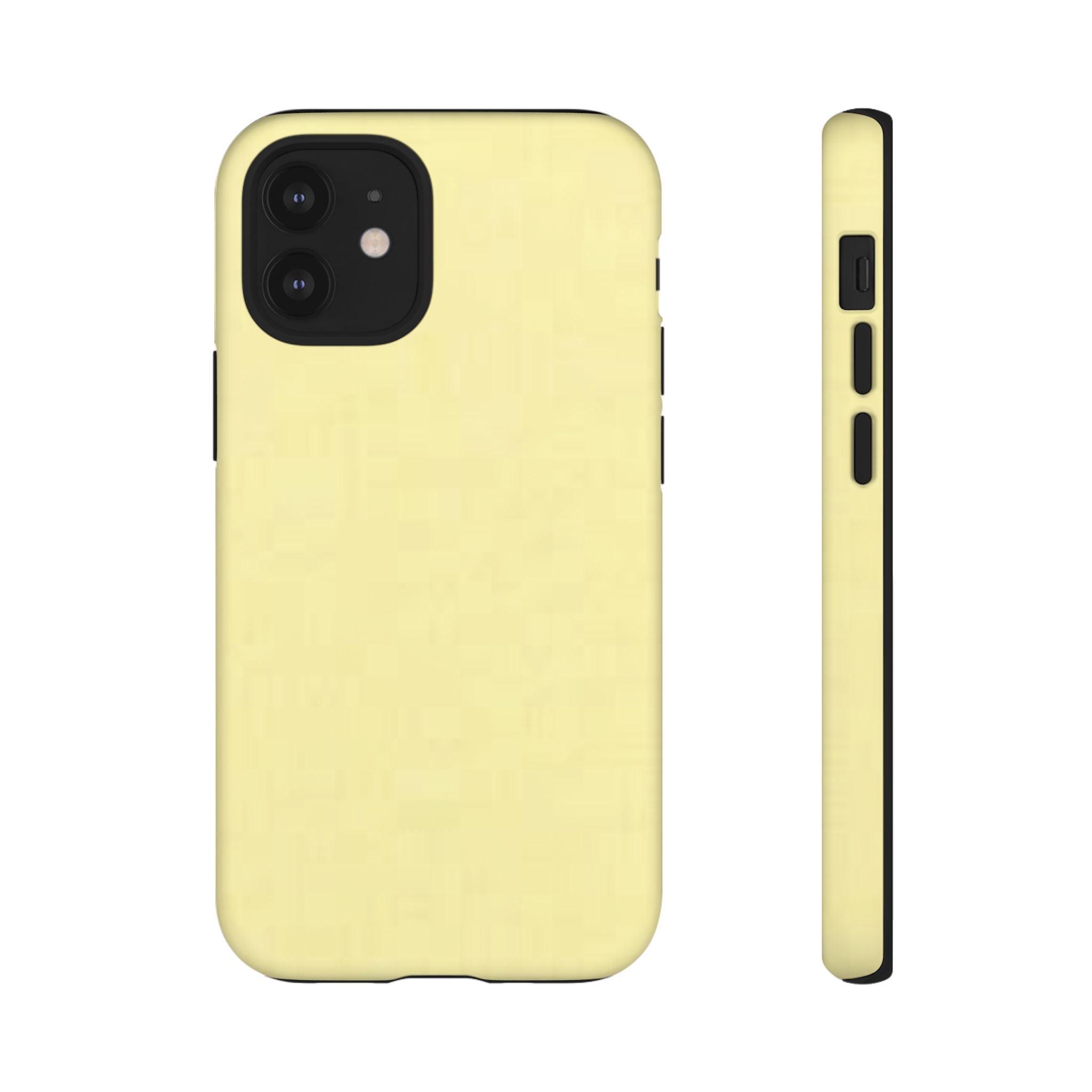 Pale Yellow Protective Phone Case