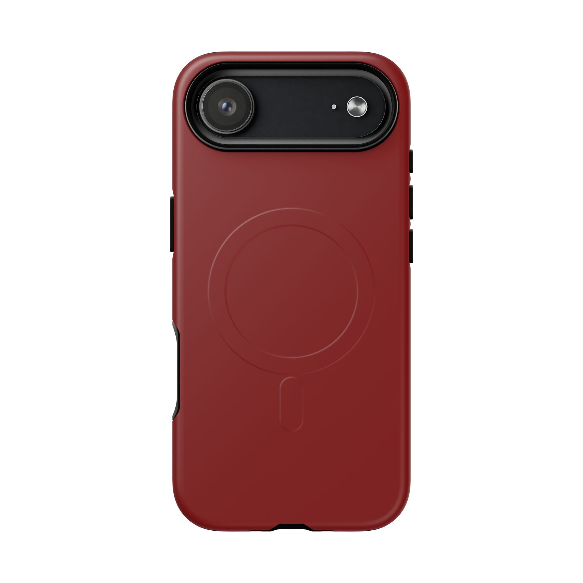 Dark Red MagSafe Protective Phone Case