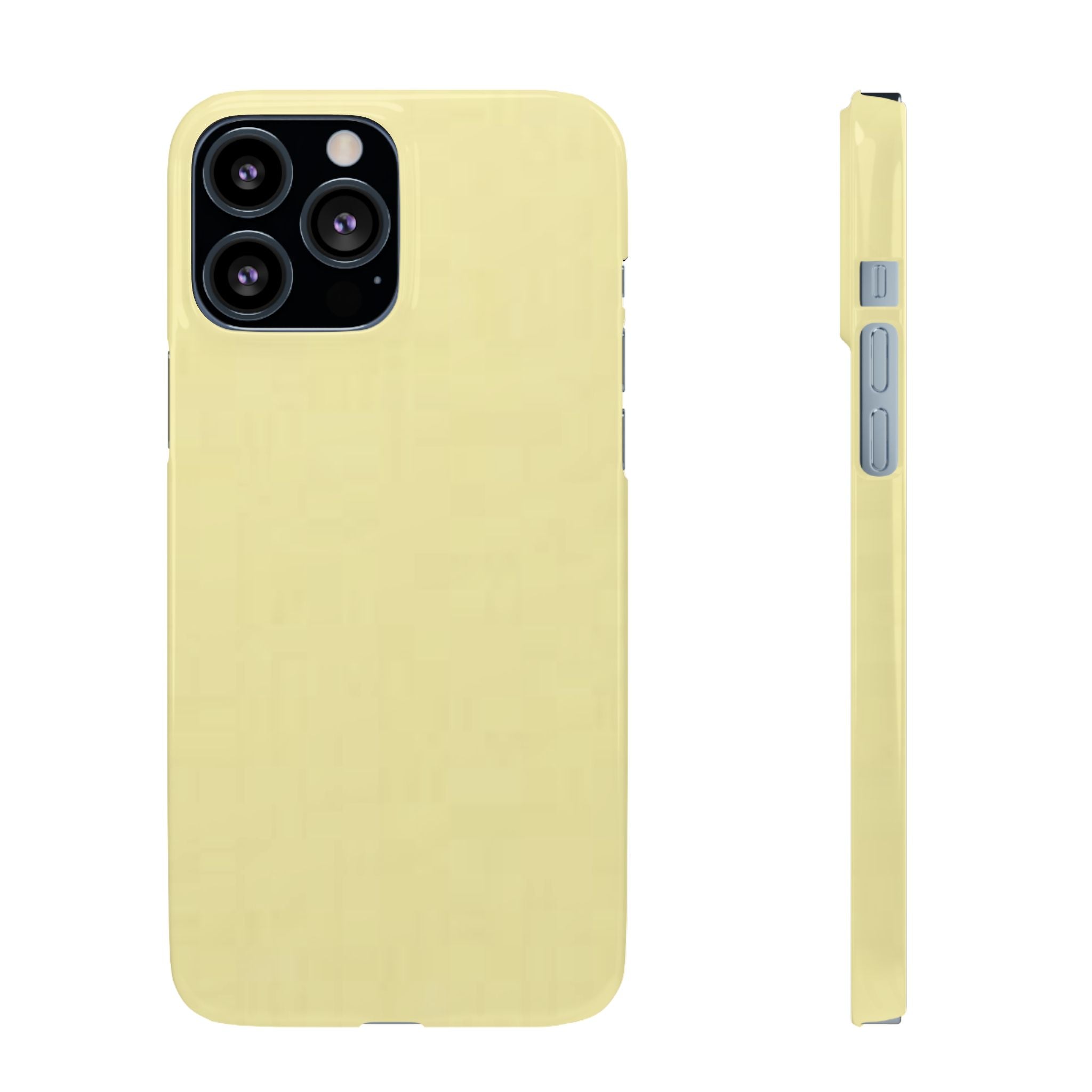 Pale Yellow Snap Phone Case