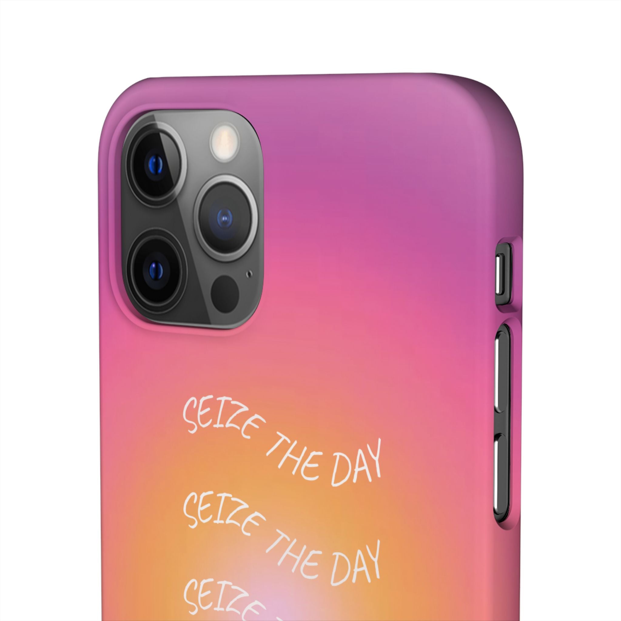 Carpe Diem Sunburst Gradient Snap Phone Case