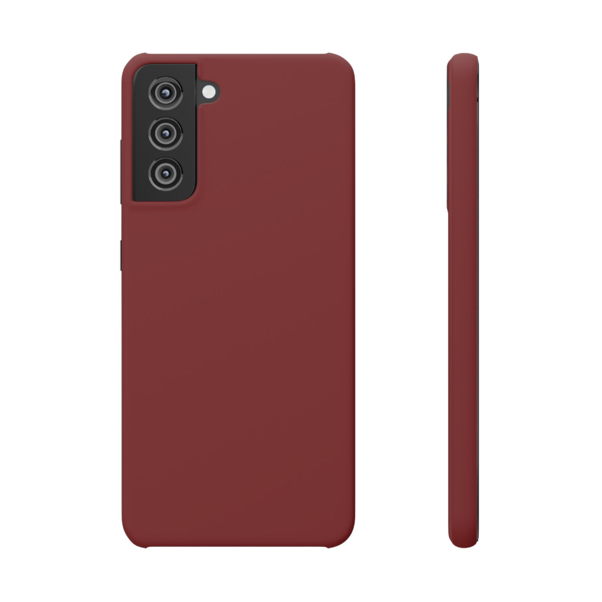 Dark Red Snap Phone Case