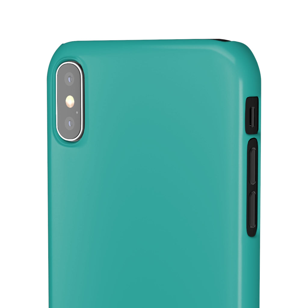 Teal Snap Phone Case
