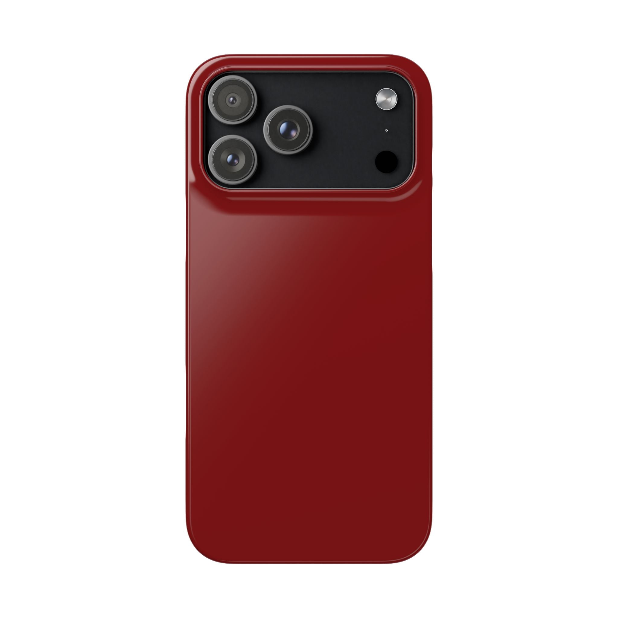 Dark Red Snap Phone Case