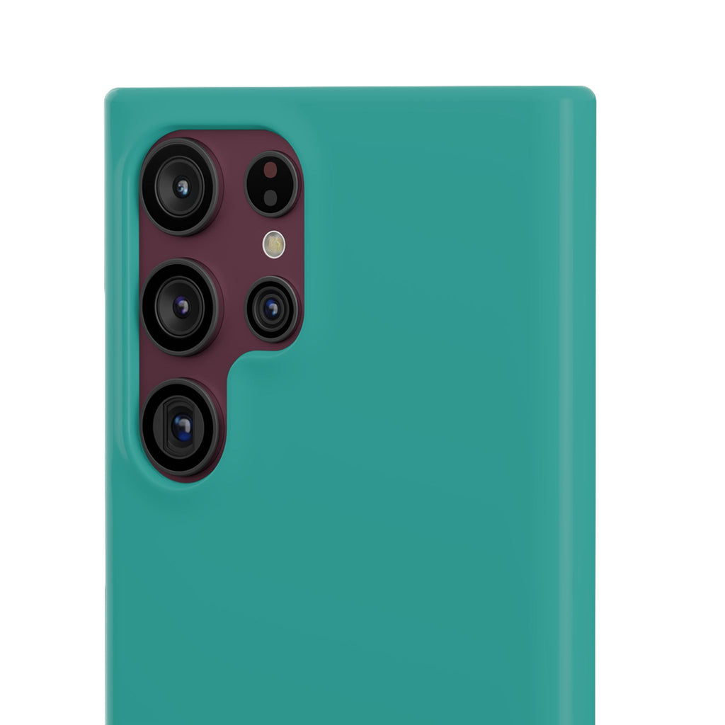 Teal Snap Phone Case