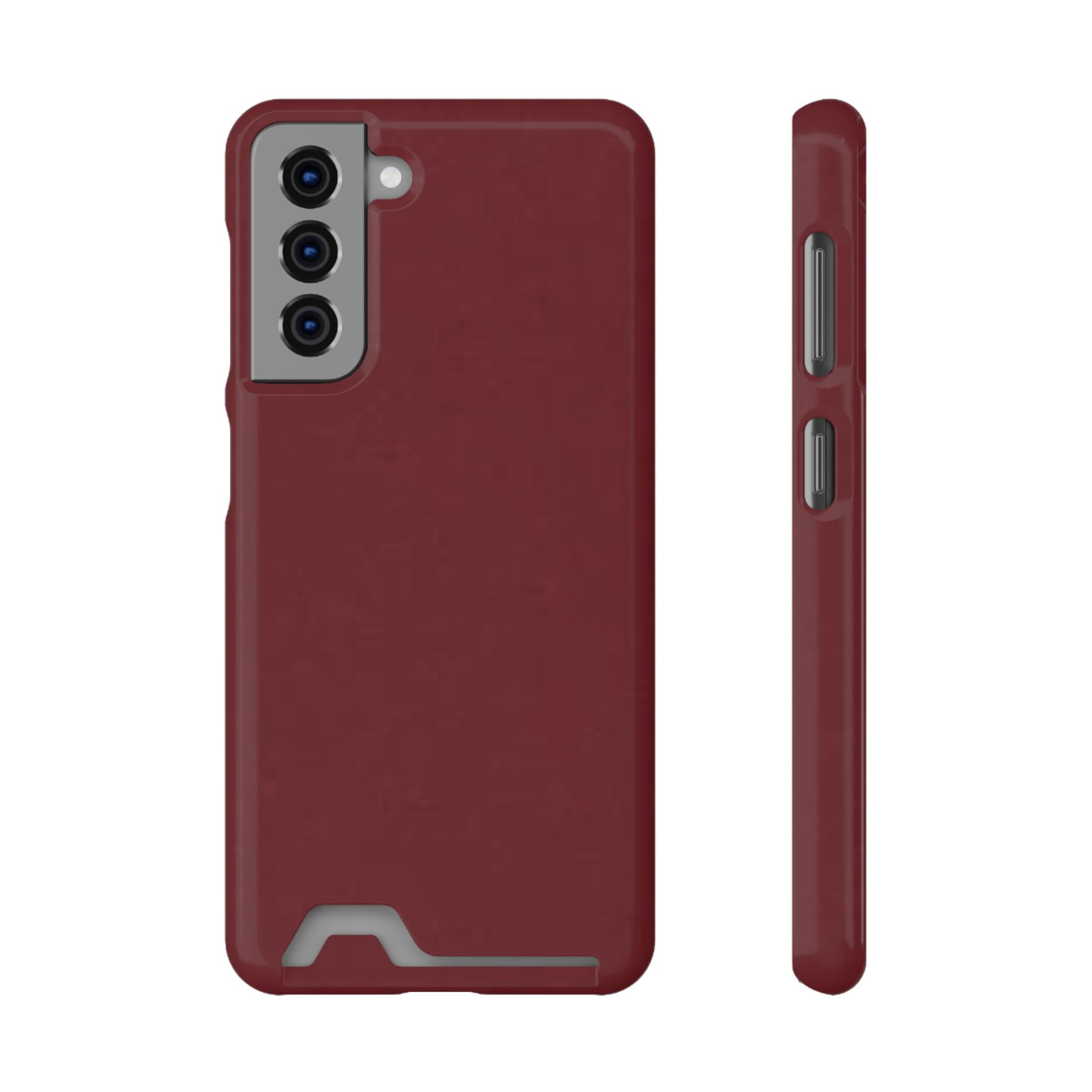 Dark Cherry Card Holder Phone Case