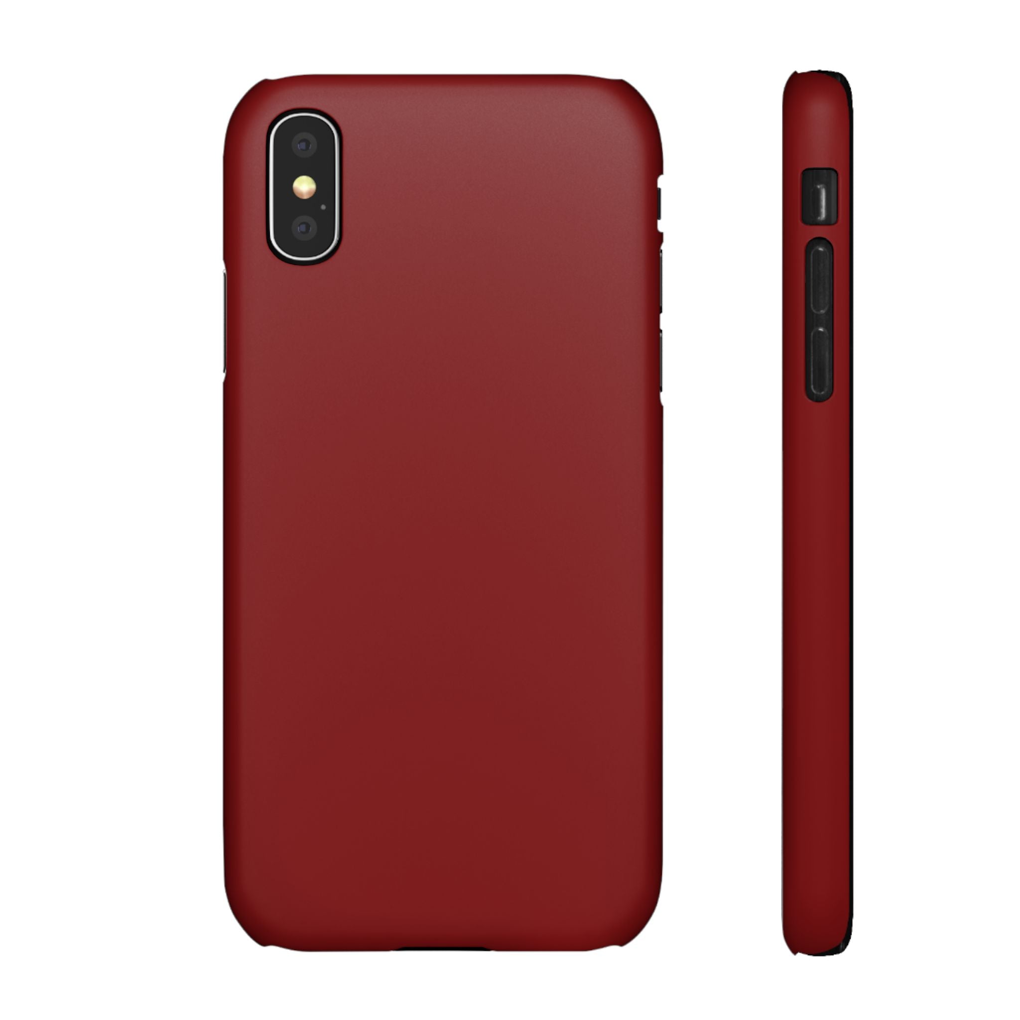 Dark Red Snap Phone Case