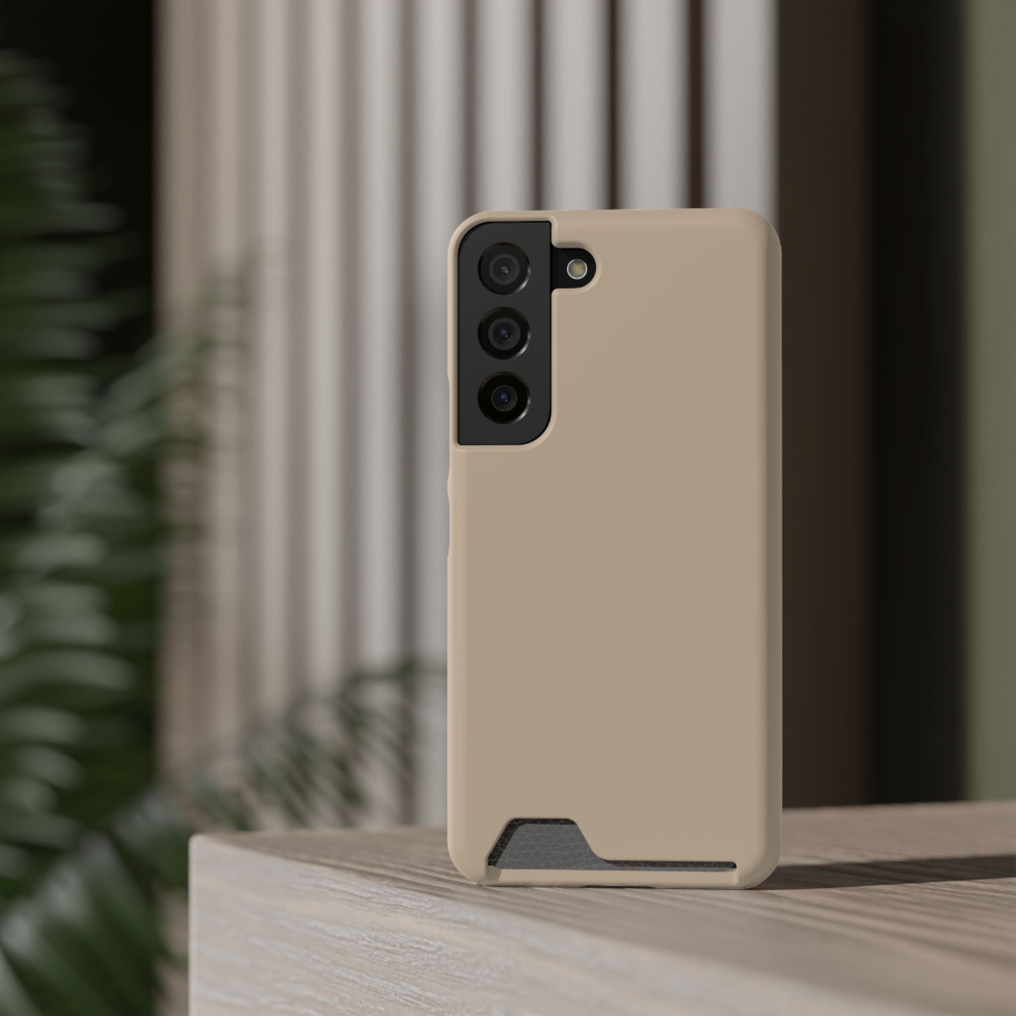 Beige Card-Holder Phone Case