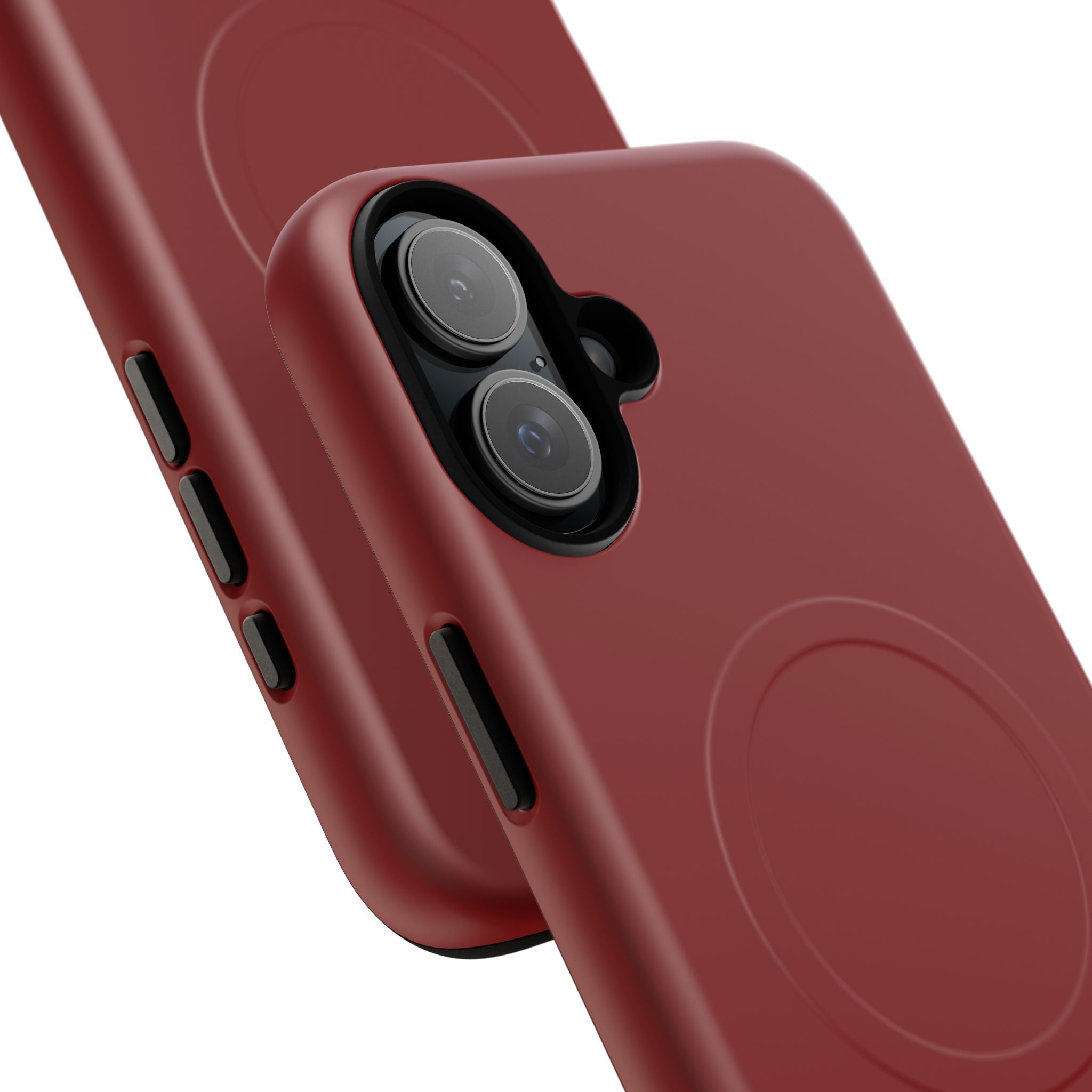 Dark Red MagSafe Protective Phone Case