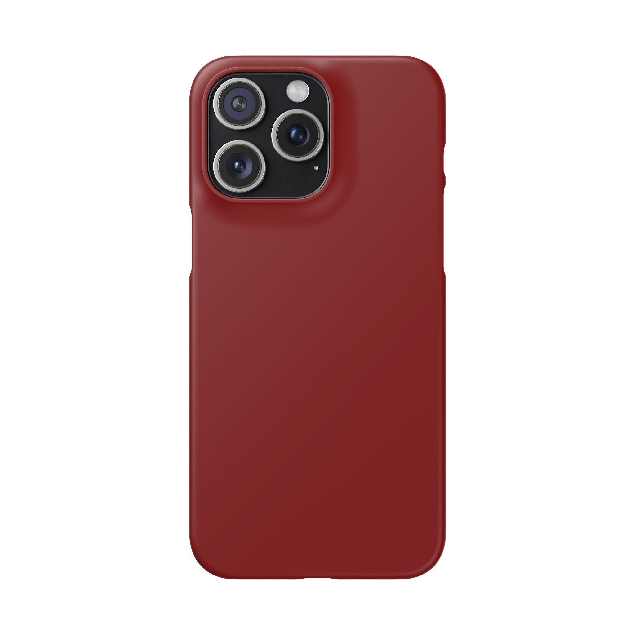 Dark Red Snap Phone Case