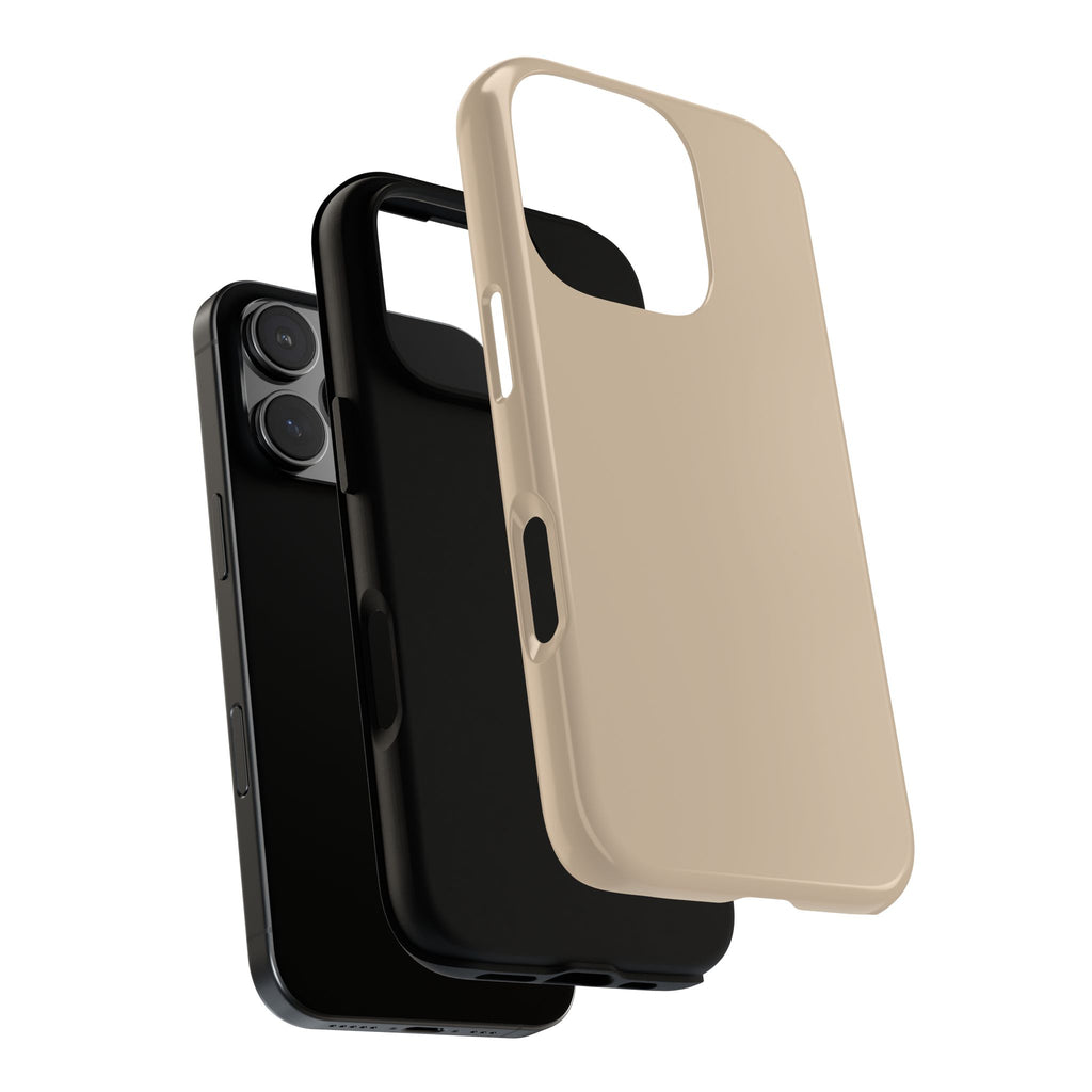 Beige Protective Phone Case