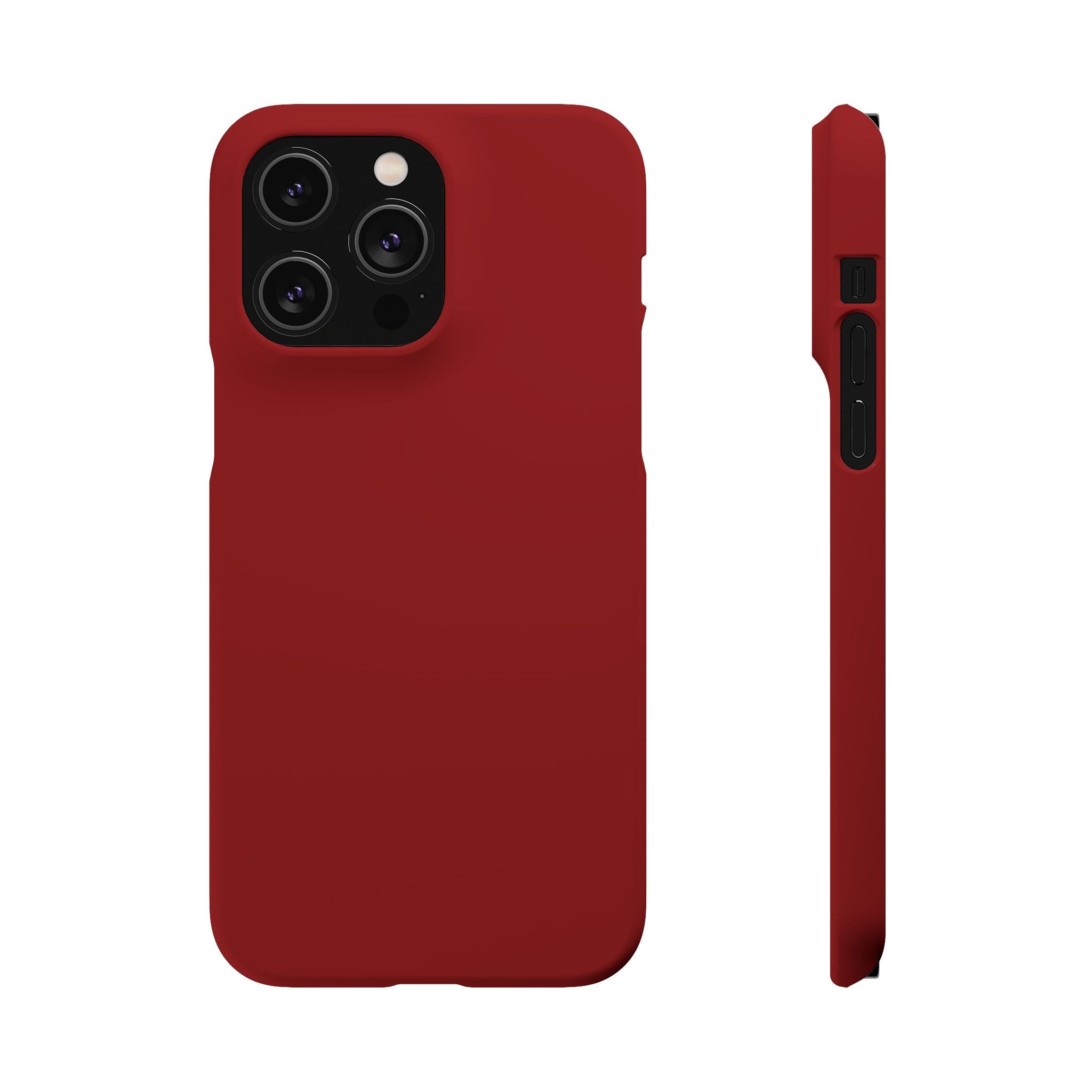 Dark Red Snap Phone Case
