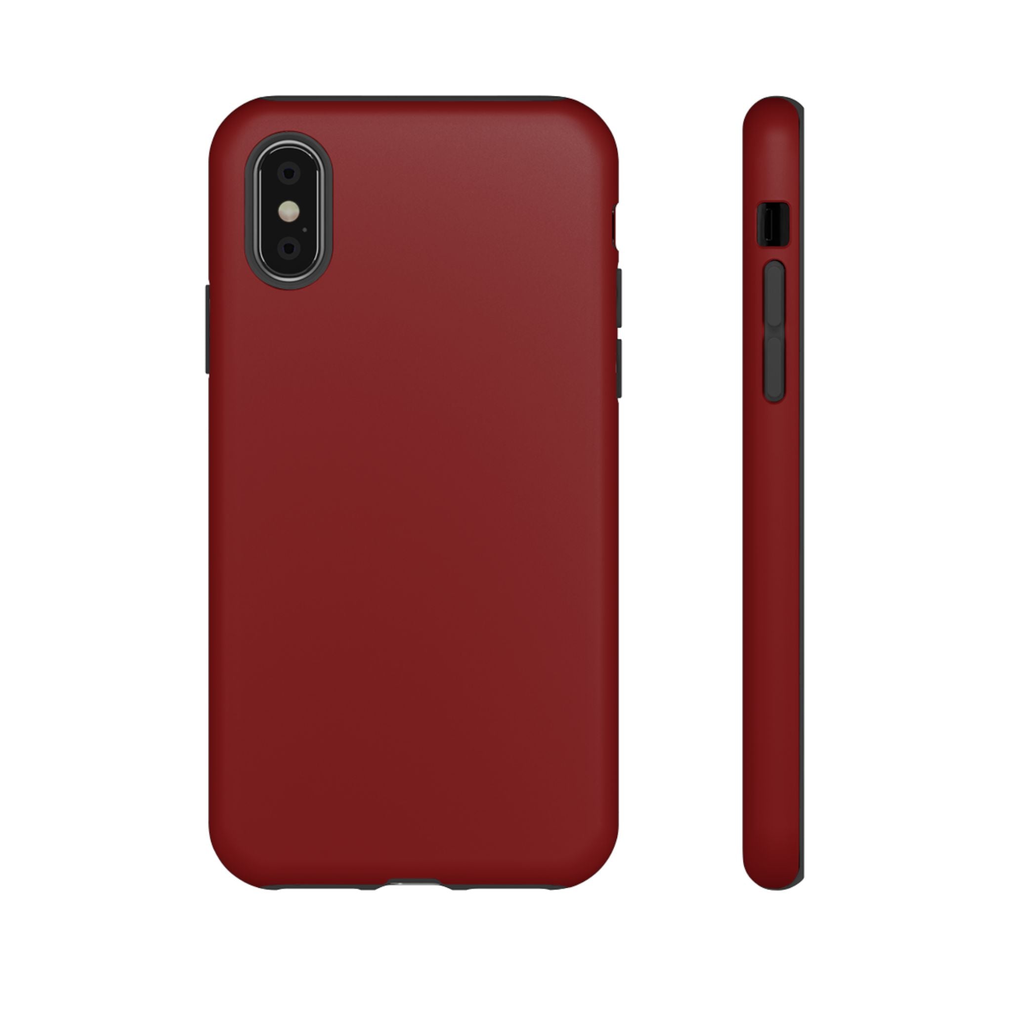 Dark Red Protective Phone Case