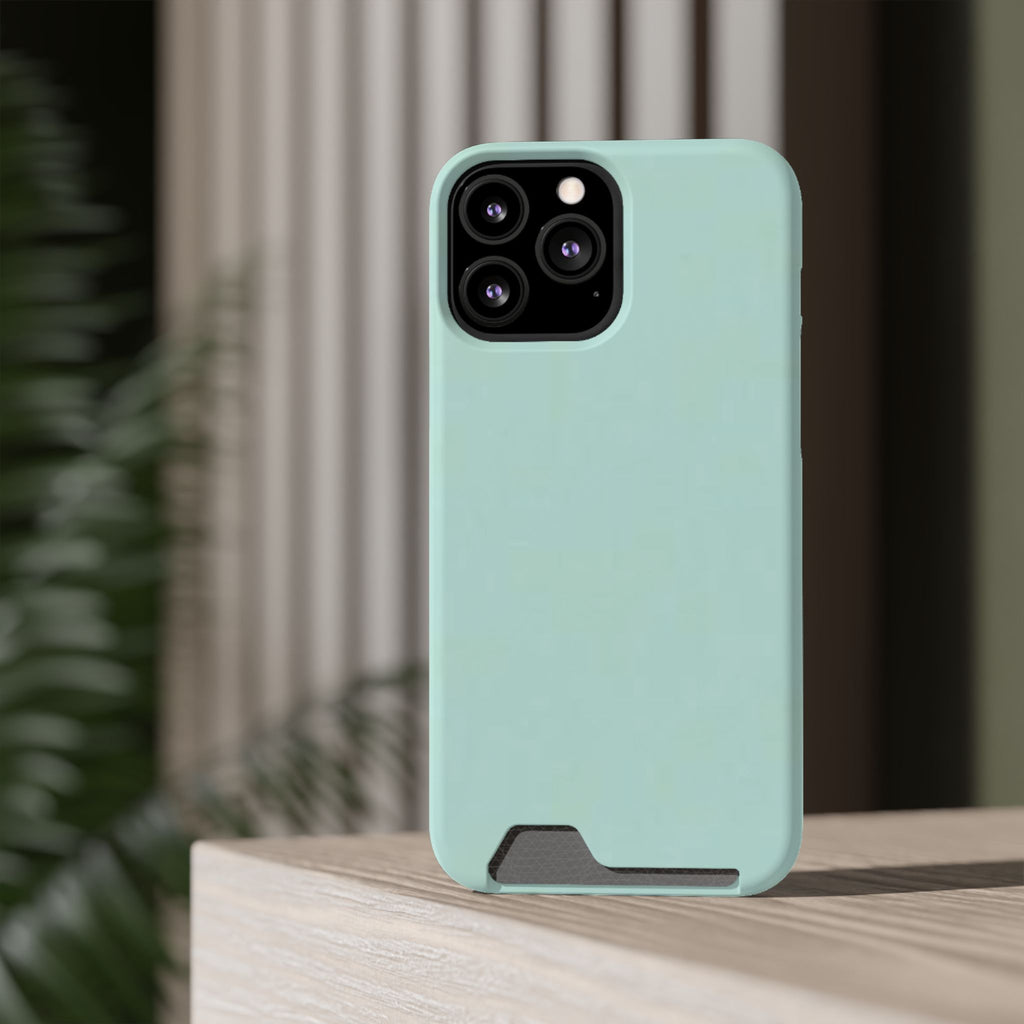 Light Mint Card Holder Phone Case