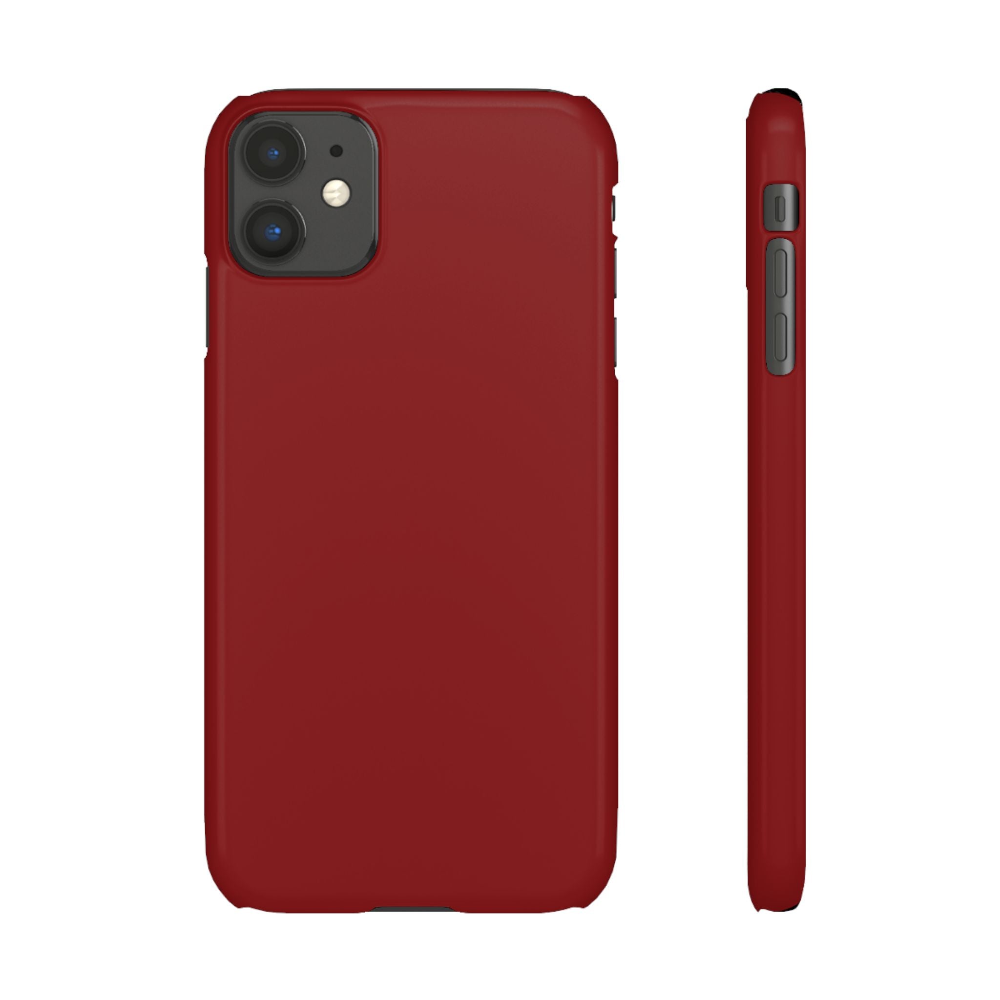 Dark Red Snap Phone Case