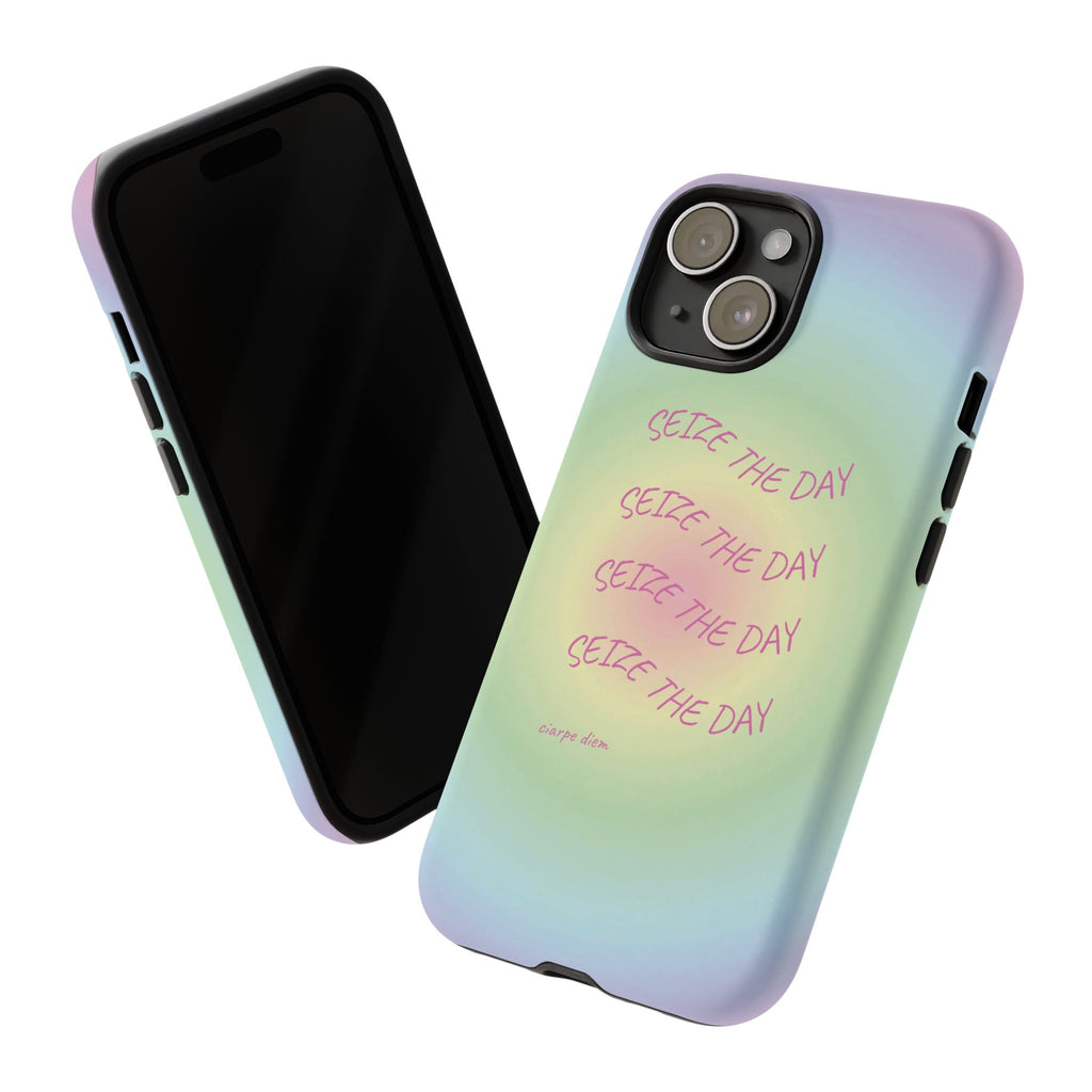 Bermuda Halo Seize The Day Pastel Gradient Tough Phone Case
