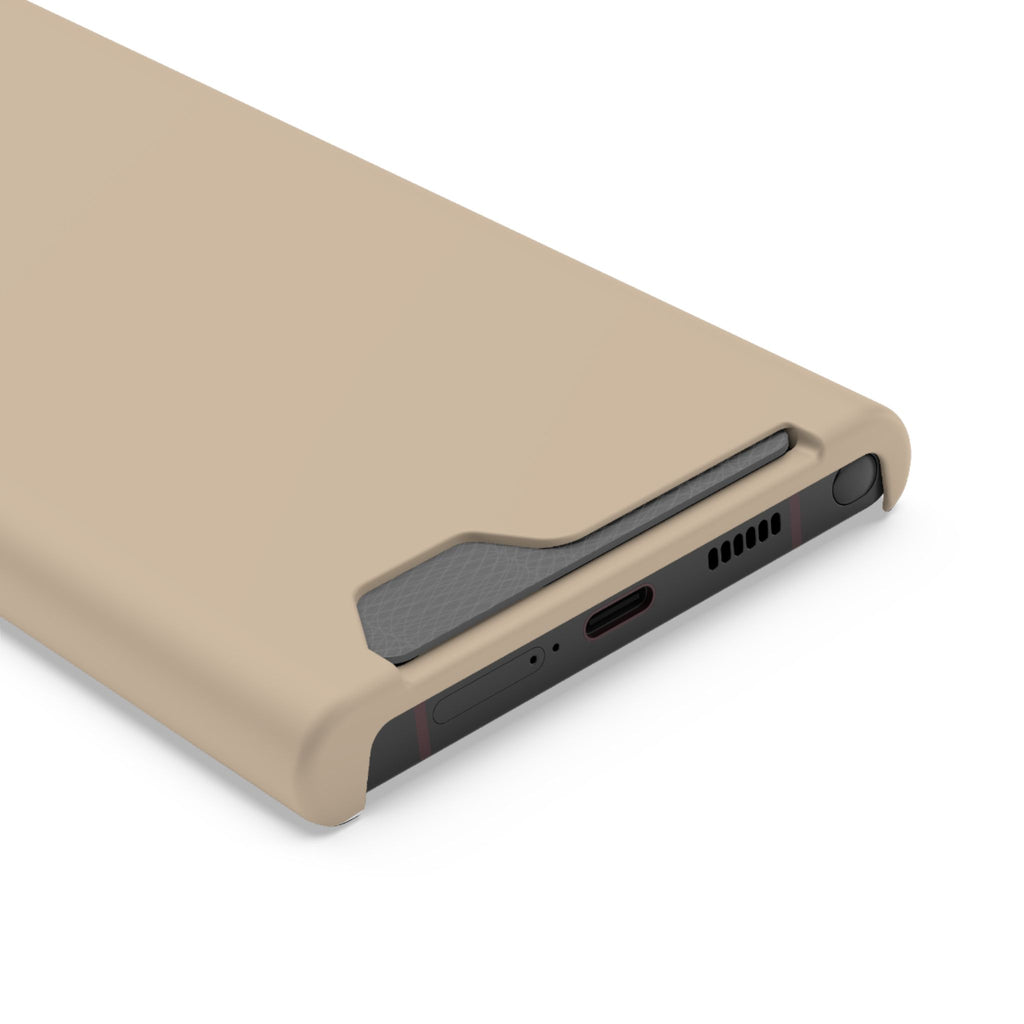 Beige Card-Holder Phone Case
