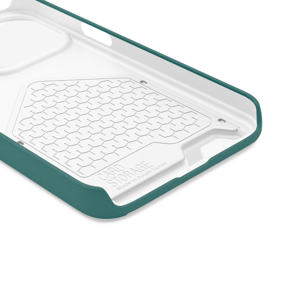 Sea Green Card Holder Phone Case