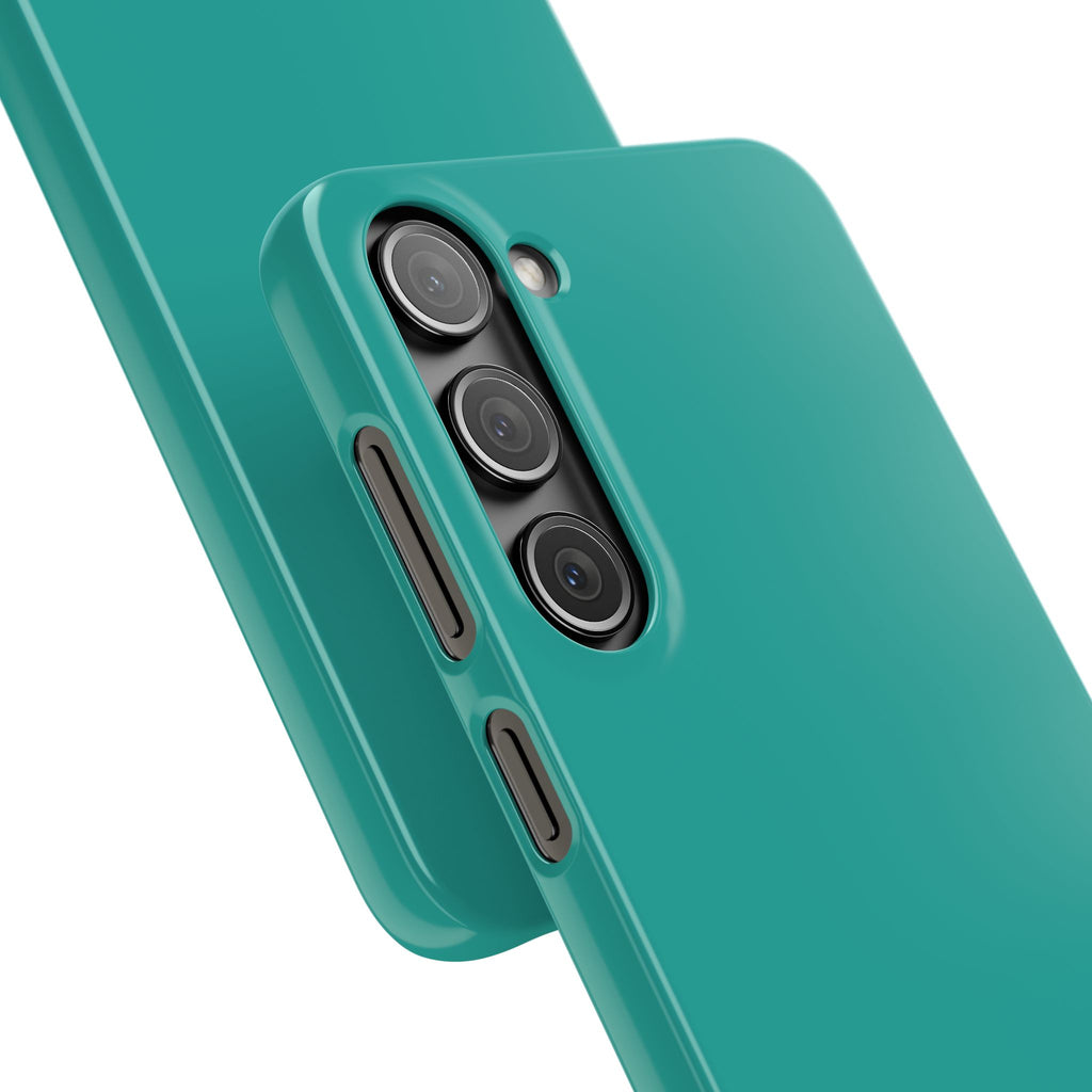 Teal Snap Phone Case
