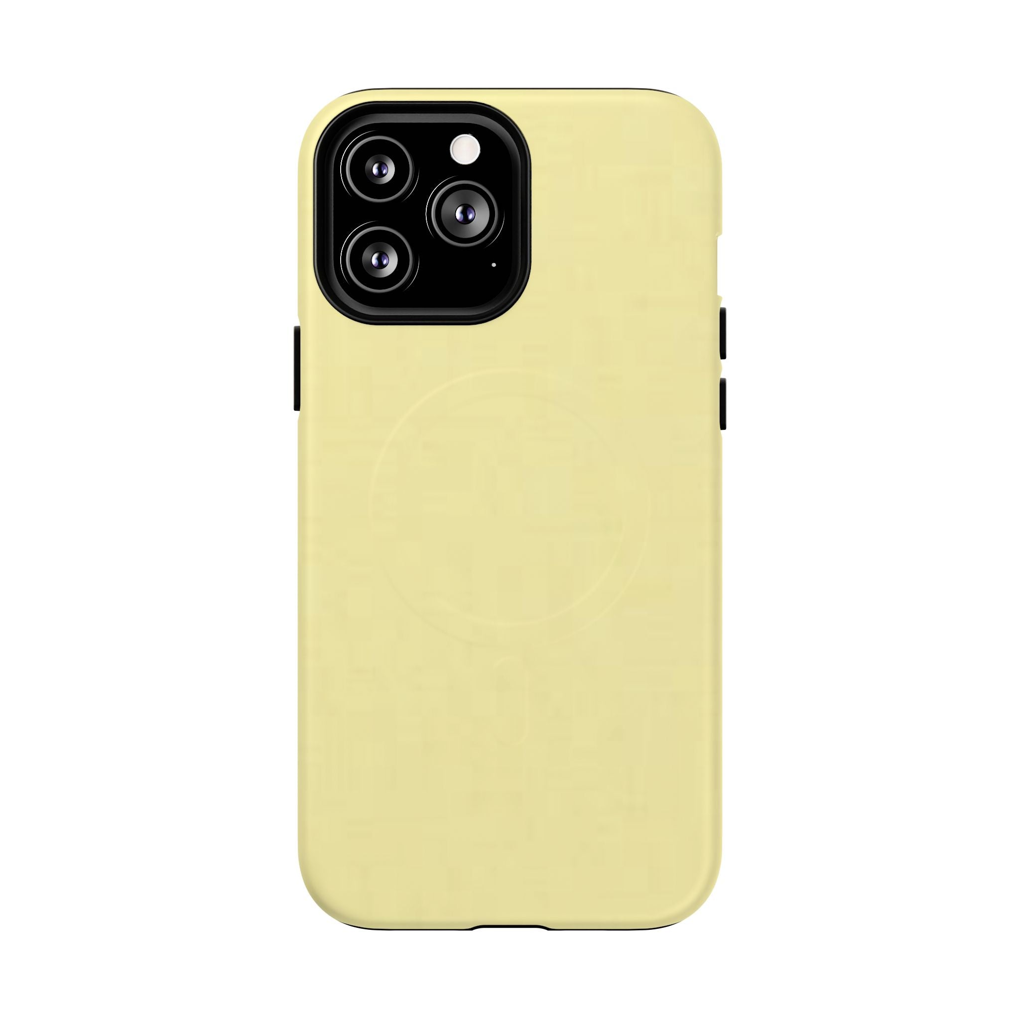 Pale Yellow MagSafe Protective Phone Case
