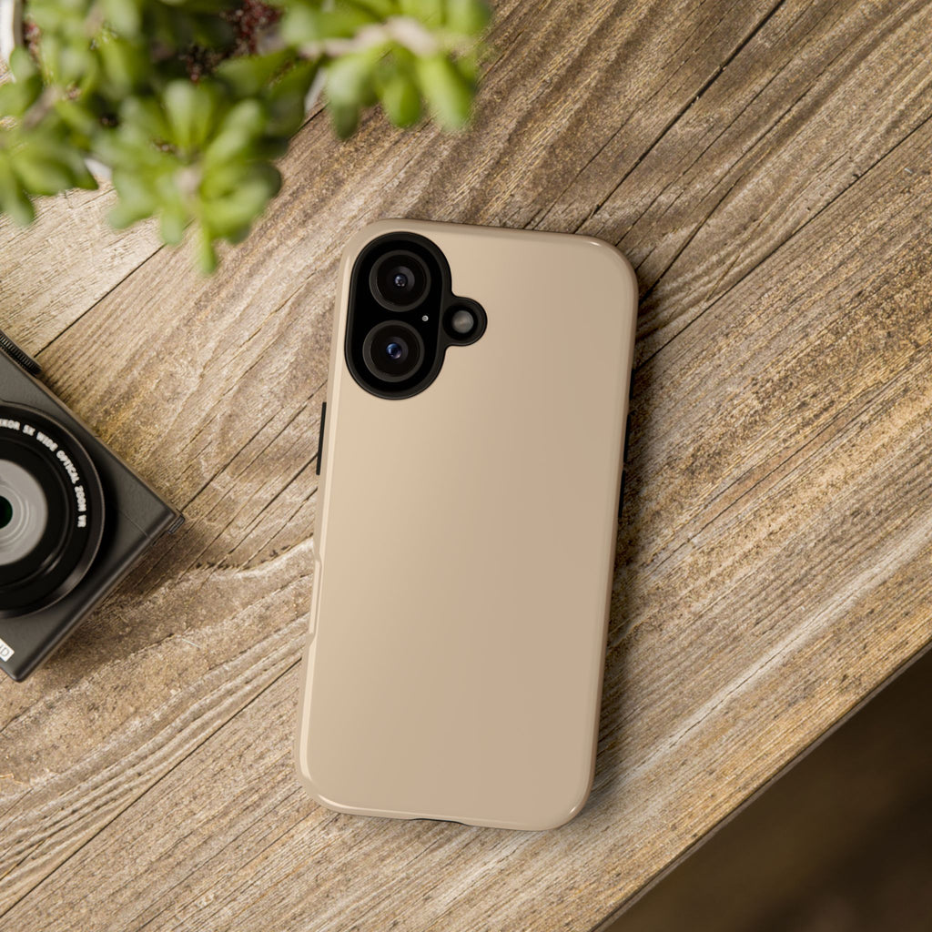 Beige Protective Phone Case