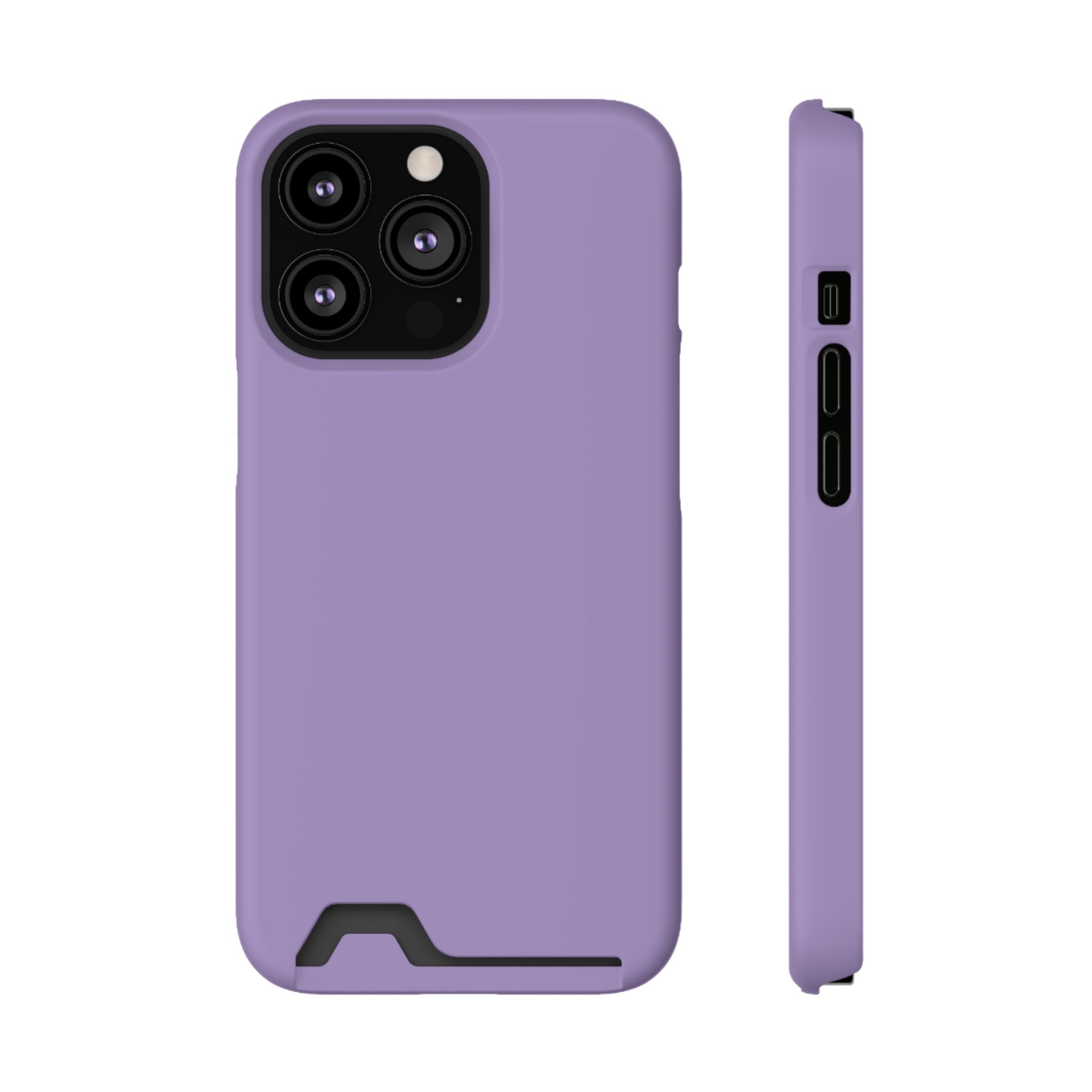 Lilac Card Holder Phone Case