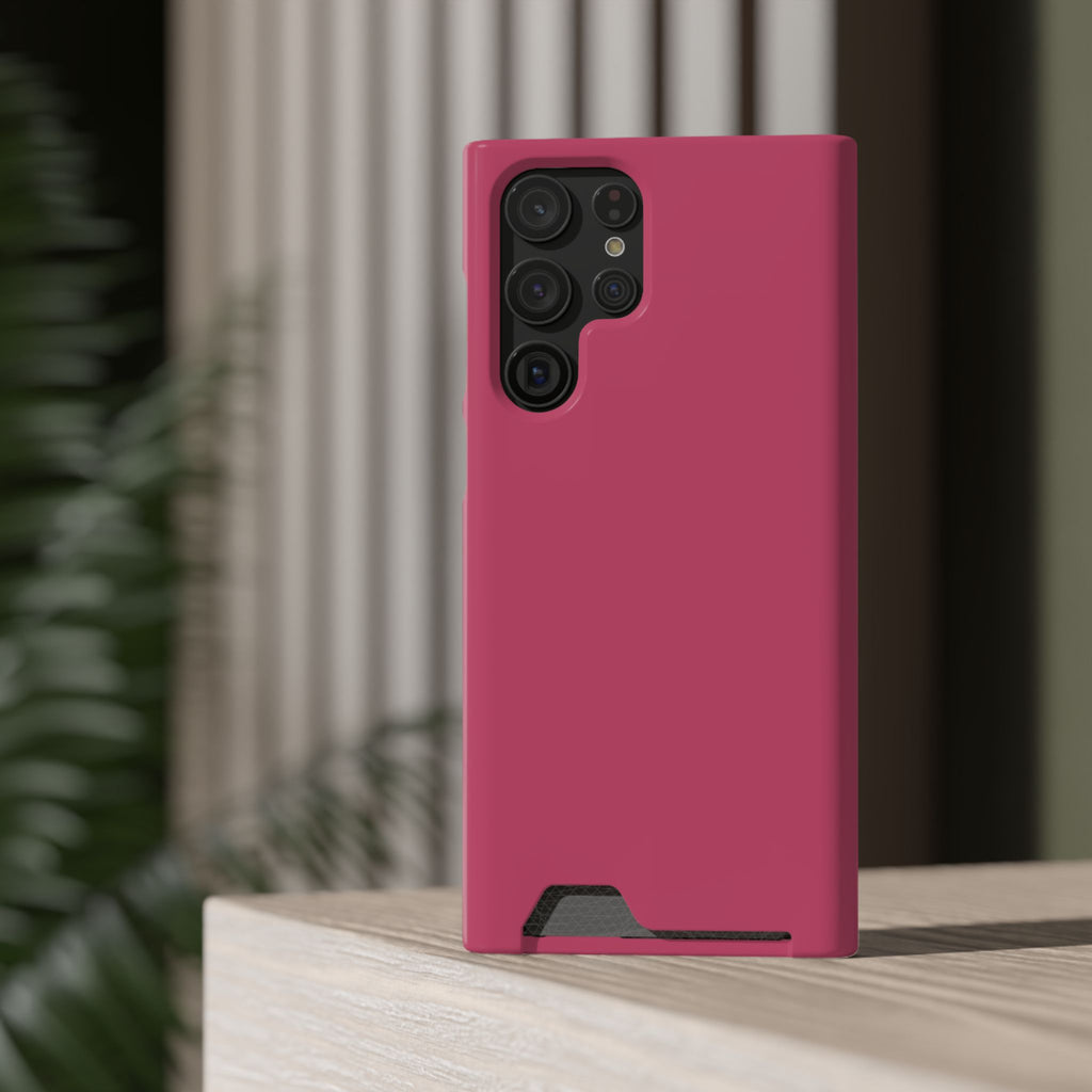 Raspberry Card Holder Phone Case