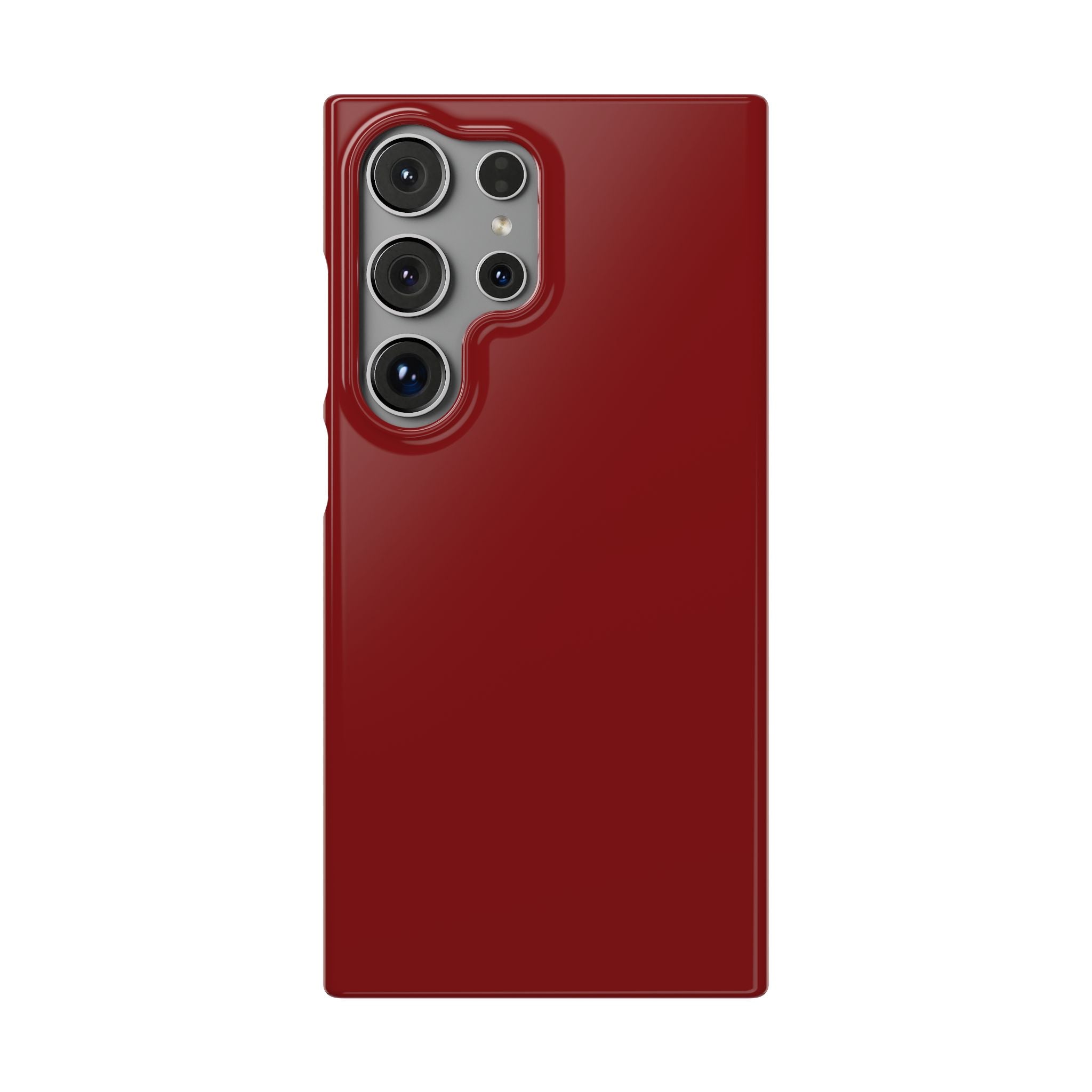 Dark Red Snap Phone Case