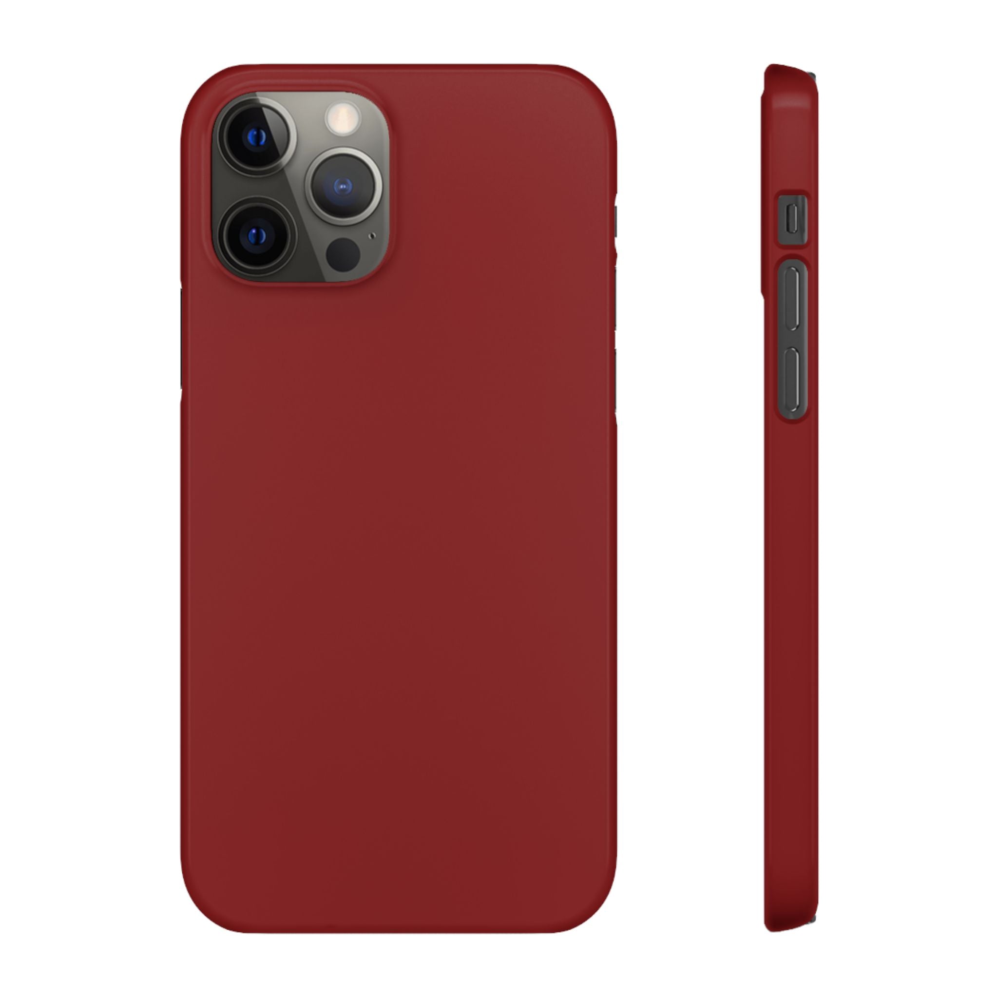 Dark Red Snap Phone Case