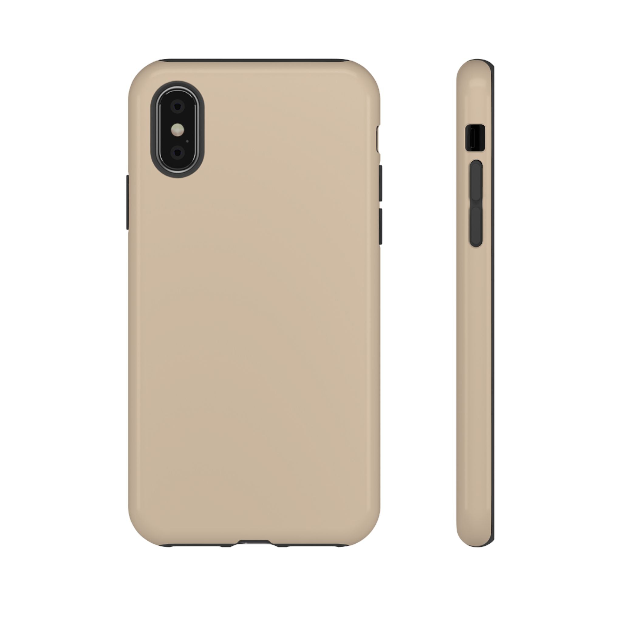 Beige Protective Phone Case
