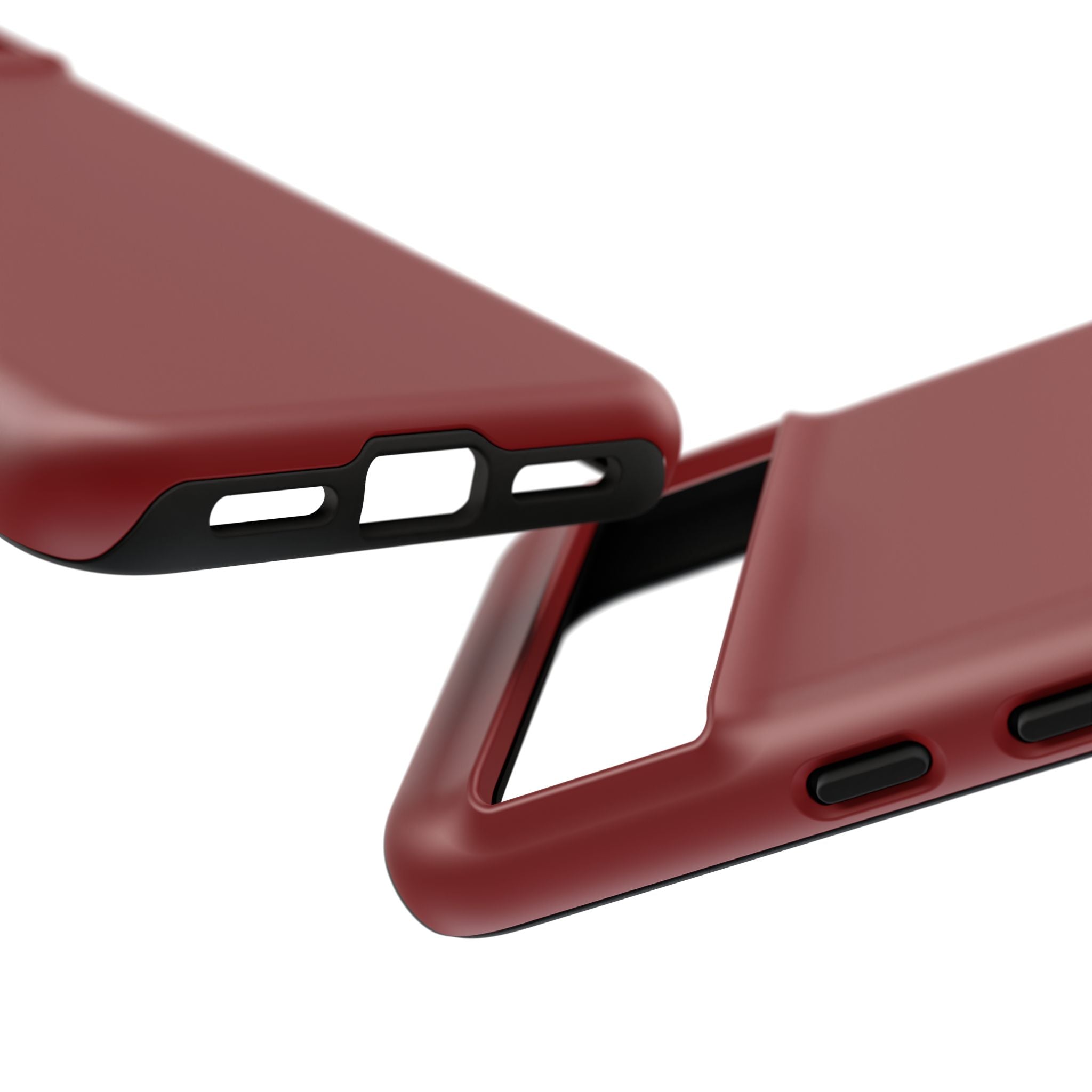 Dark Red Protective Phone Case