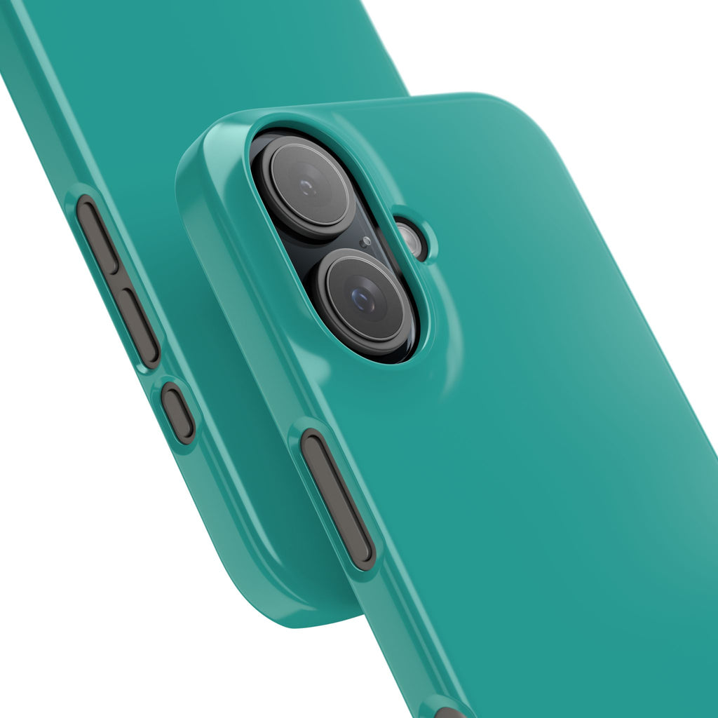 Teal Snap Phone Case