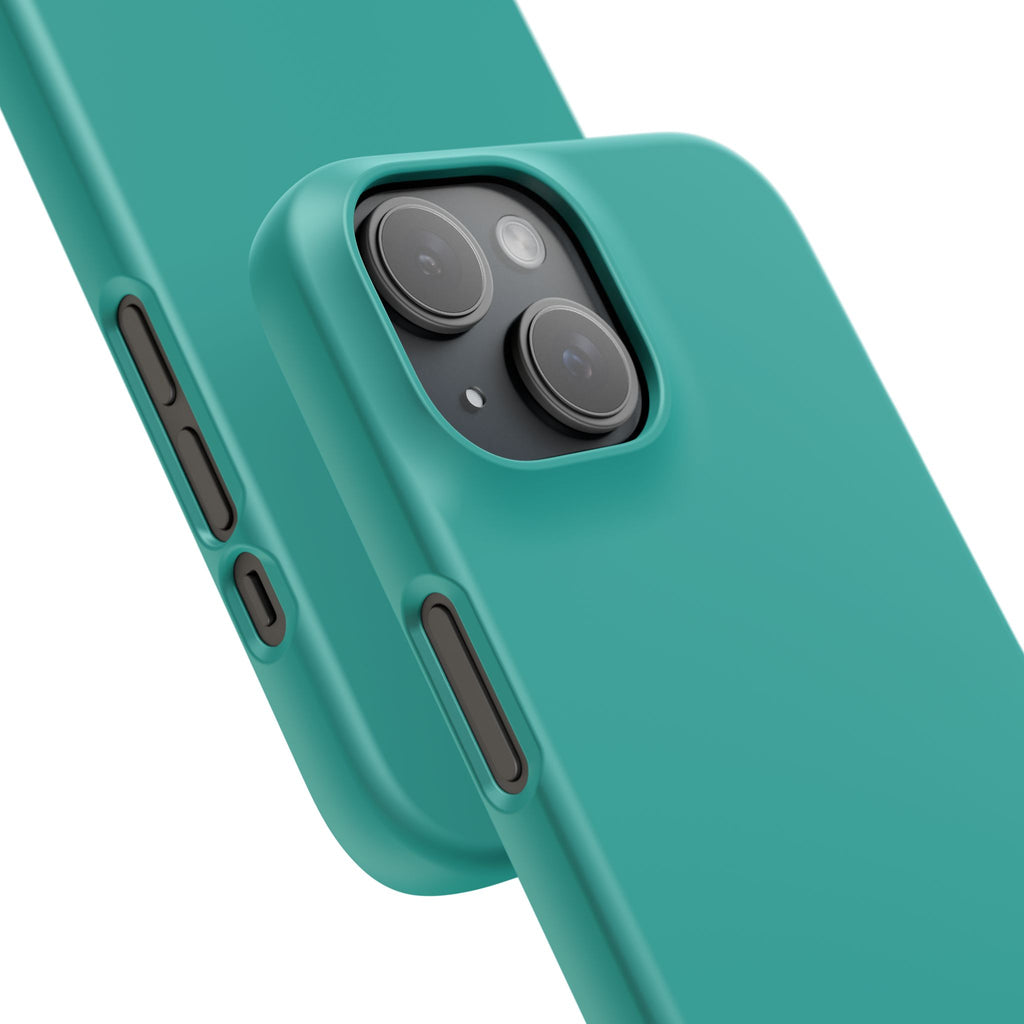Teal Snap Phone Case