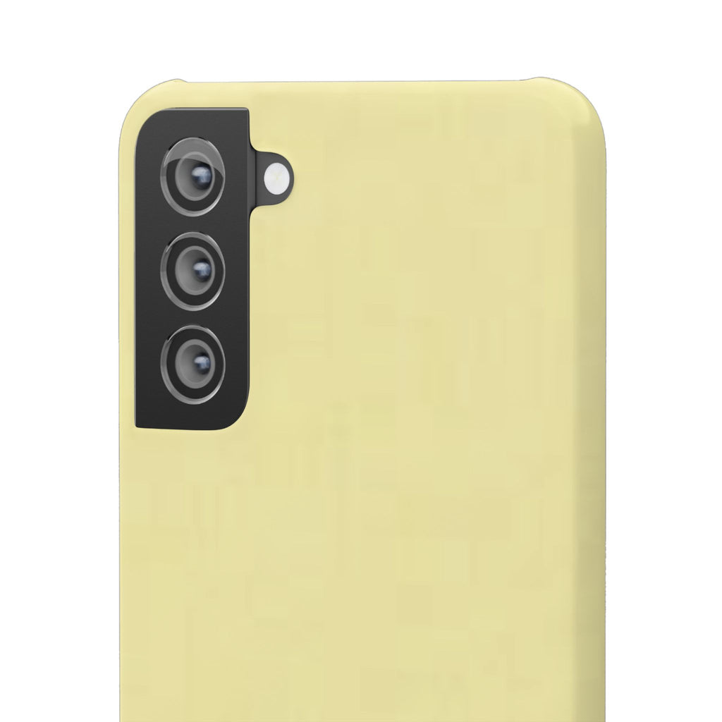 Pale Yellow Snap Phone Case