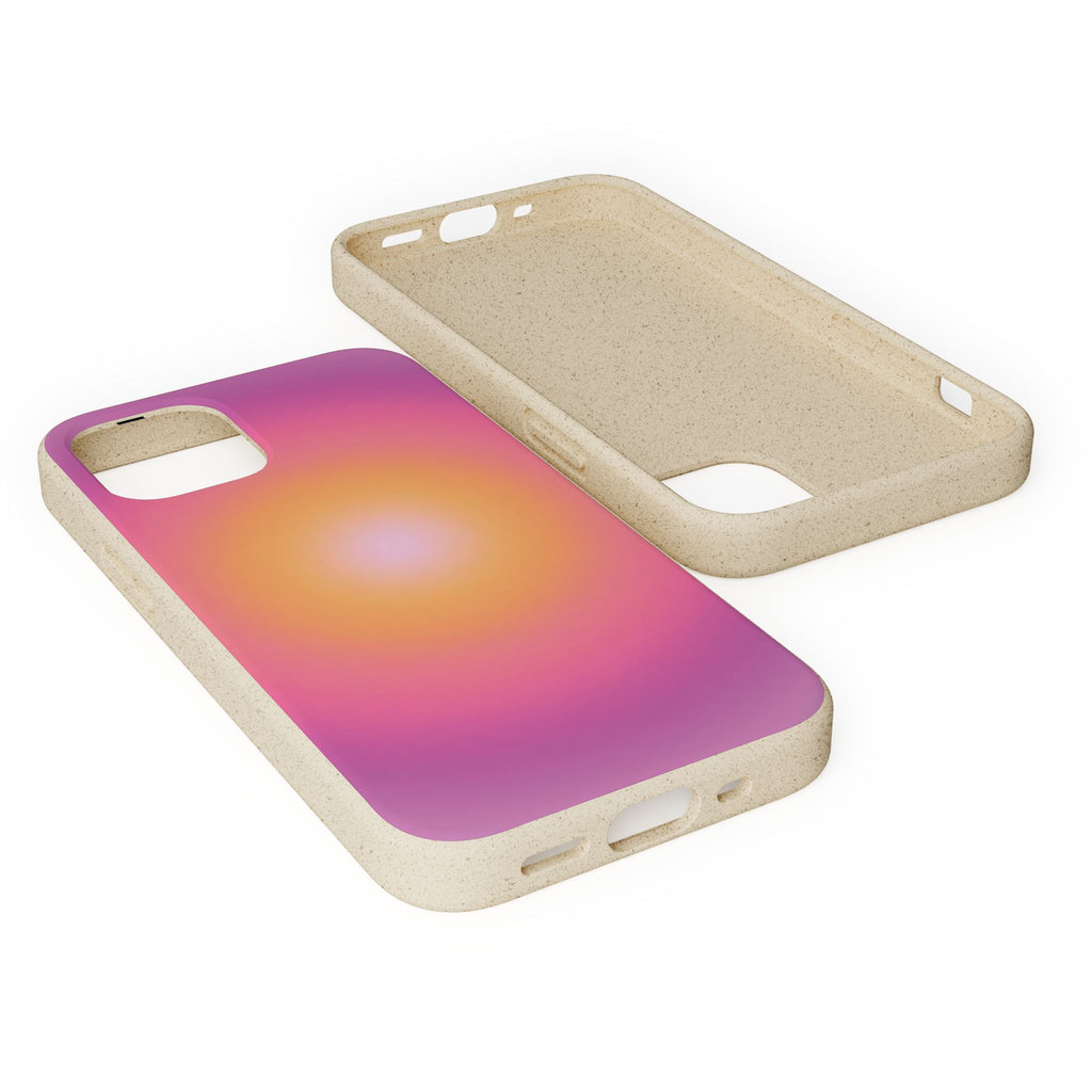 Sunset Glow Biodegradable Phone Case -  Eco-Friendly Cover