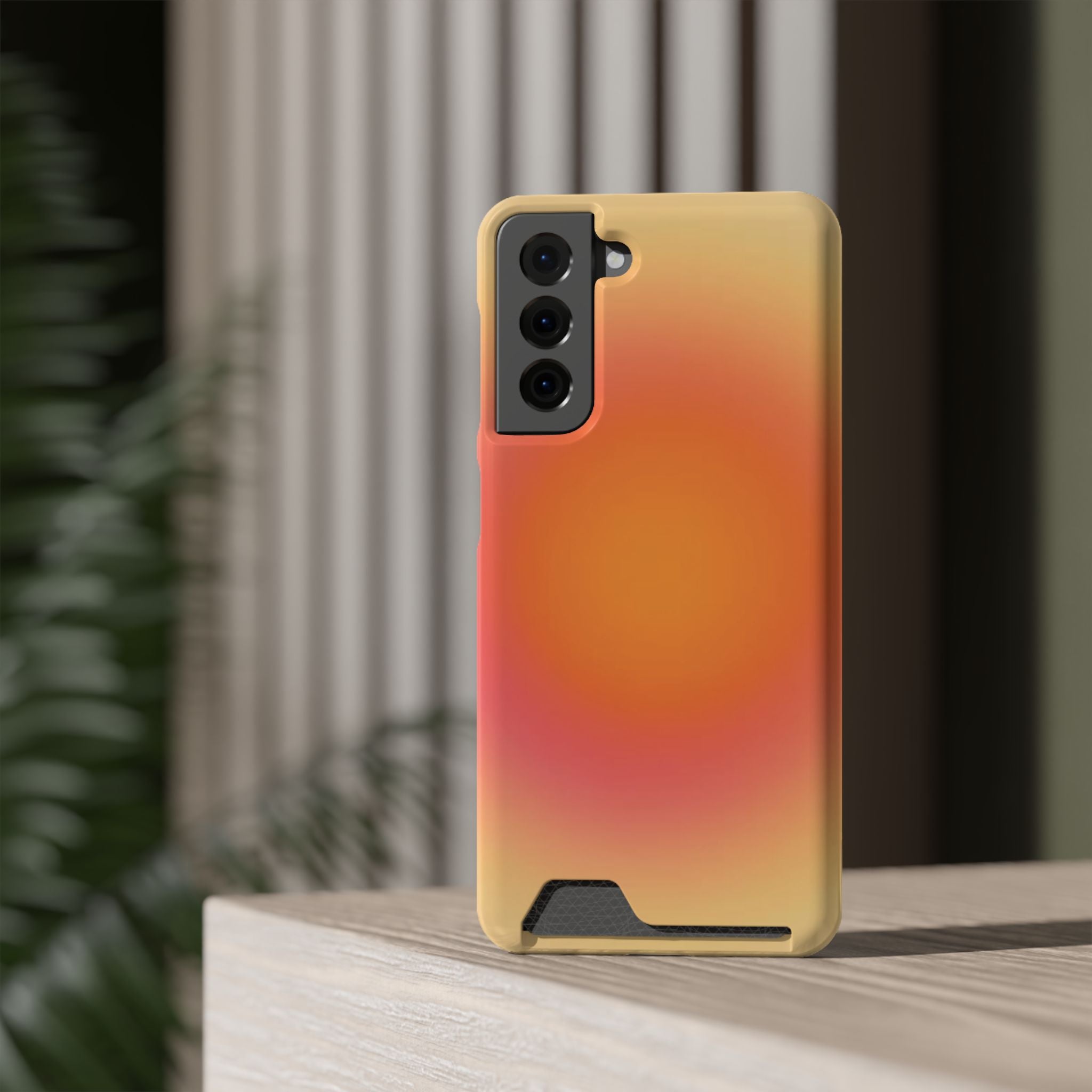 Sunset Gradient Phone Case with Card Slot