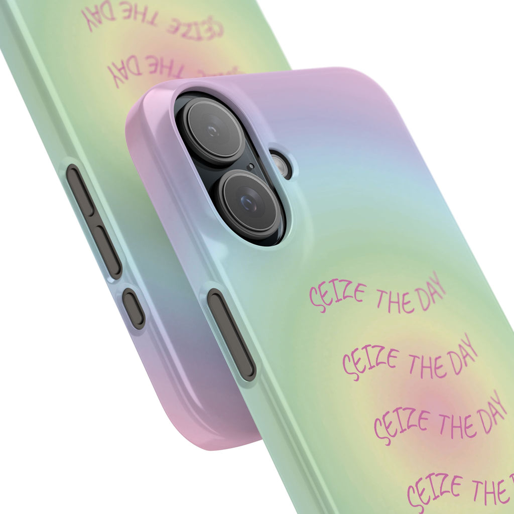 Carpe Diem Bermuda Halo Gradient Snap Phone Case
