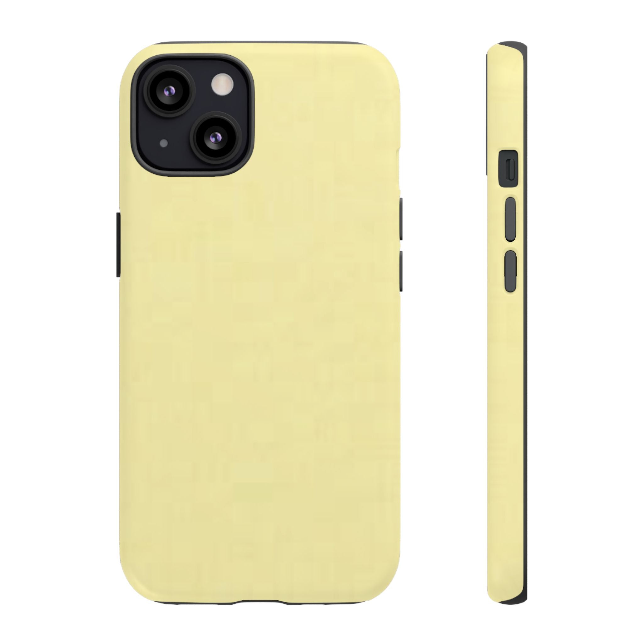 Pale Yellow Protective Phone Case
