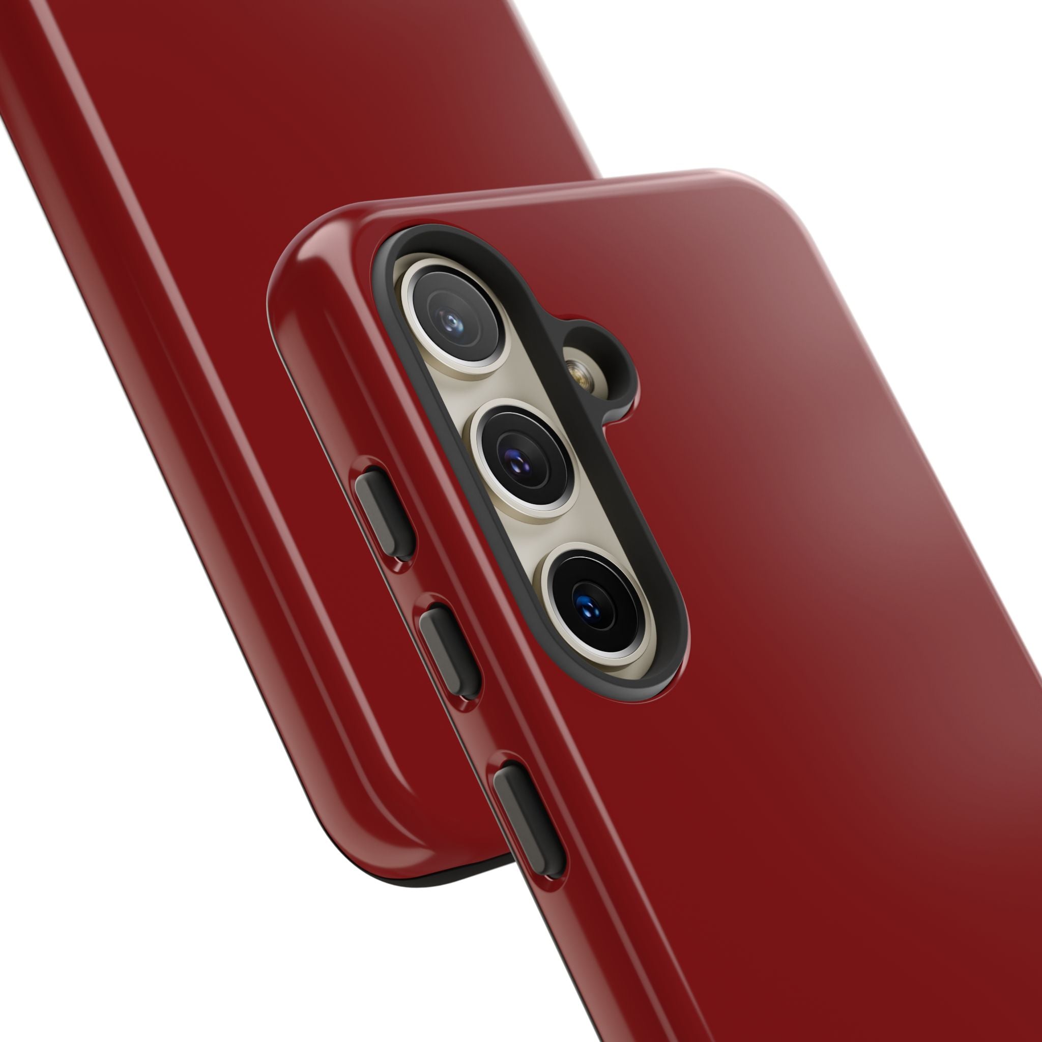 Dark Red Protective Phone Case