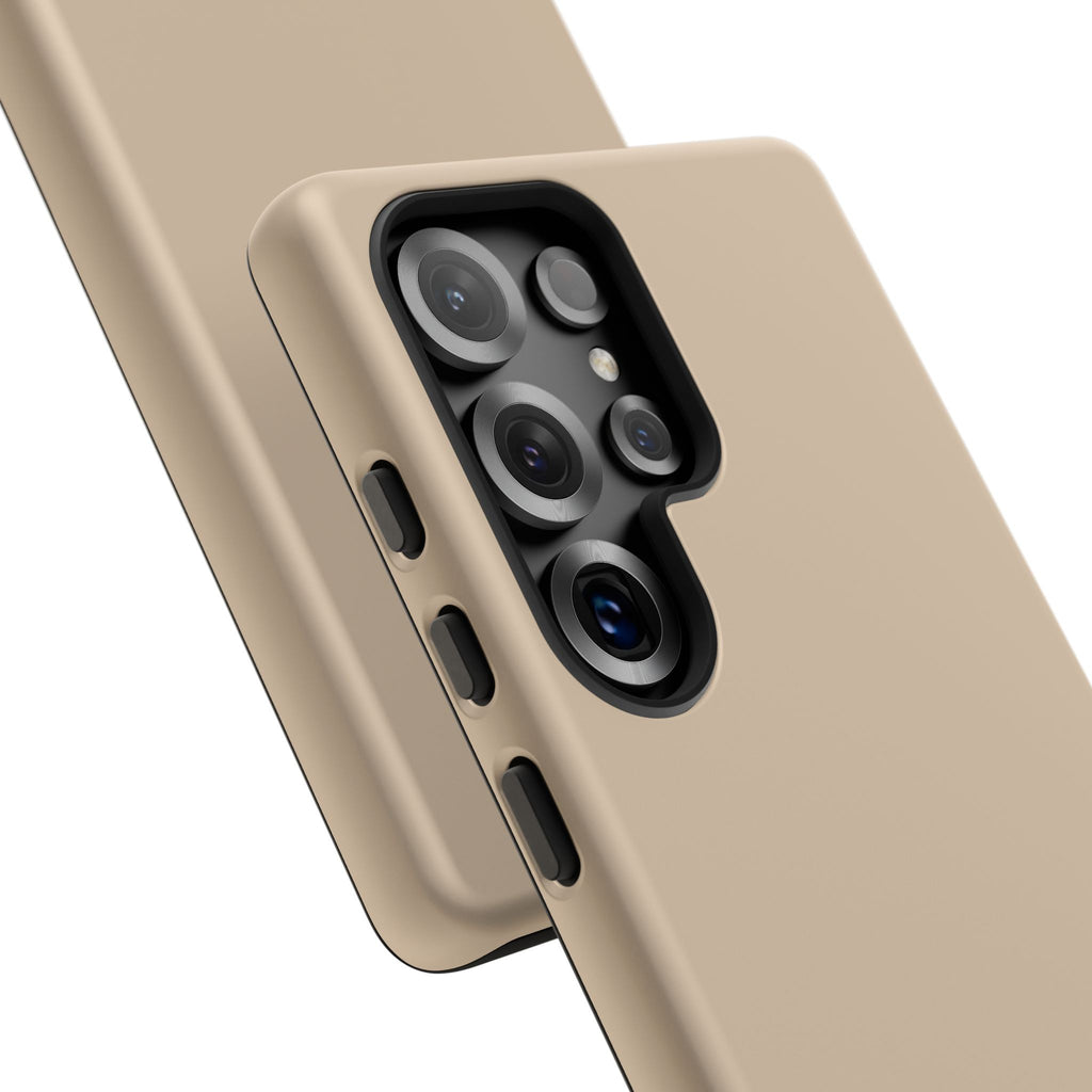 Beige Protective Phone Case