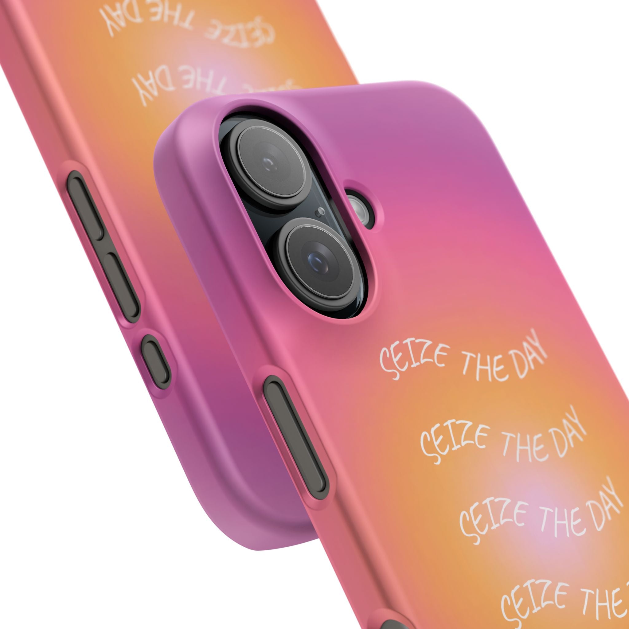 Carpe Diem Sunburst Gradient Snap Phone Case