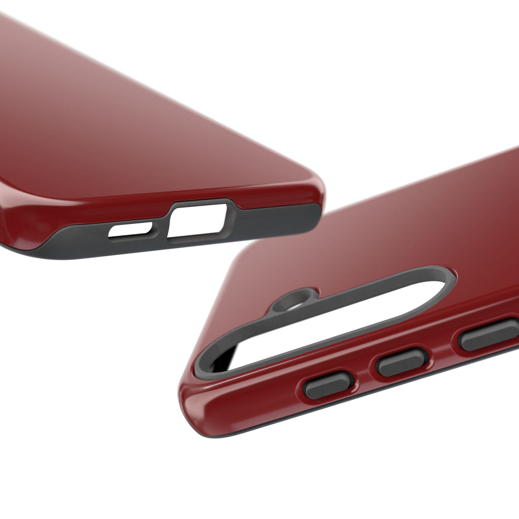 Dark Red Protective Phone Case