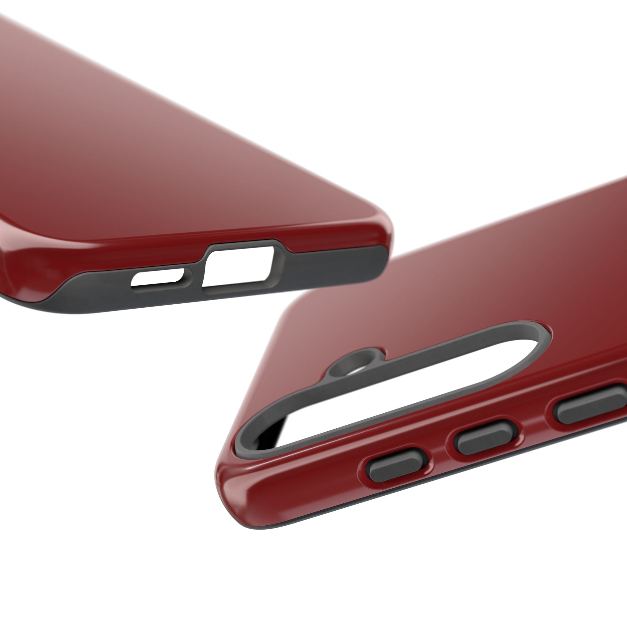 Dark Red Protective Phone Case