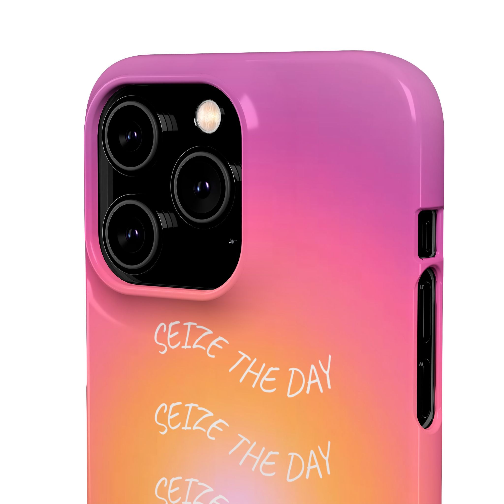 Carpe Diem Sunburst Gradient Snap Phone Case