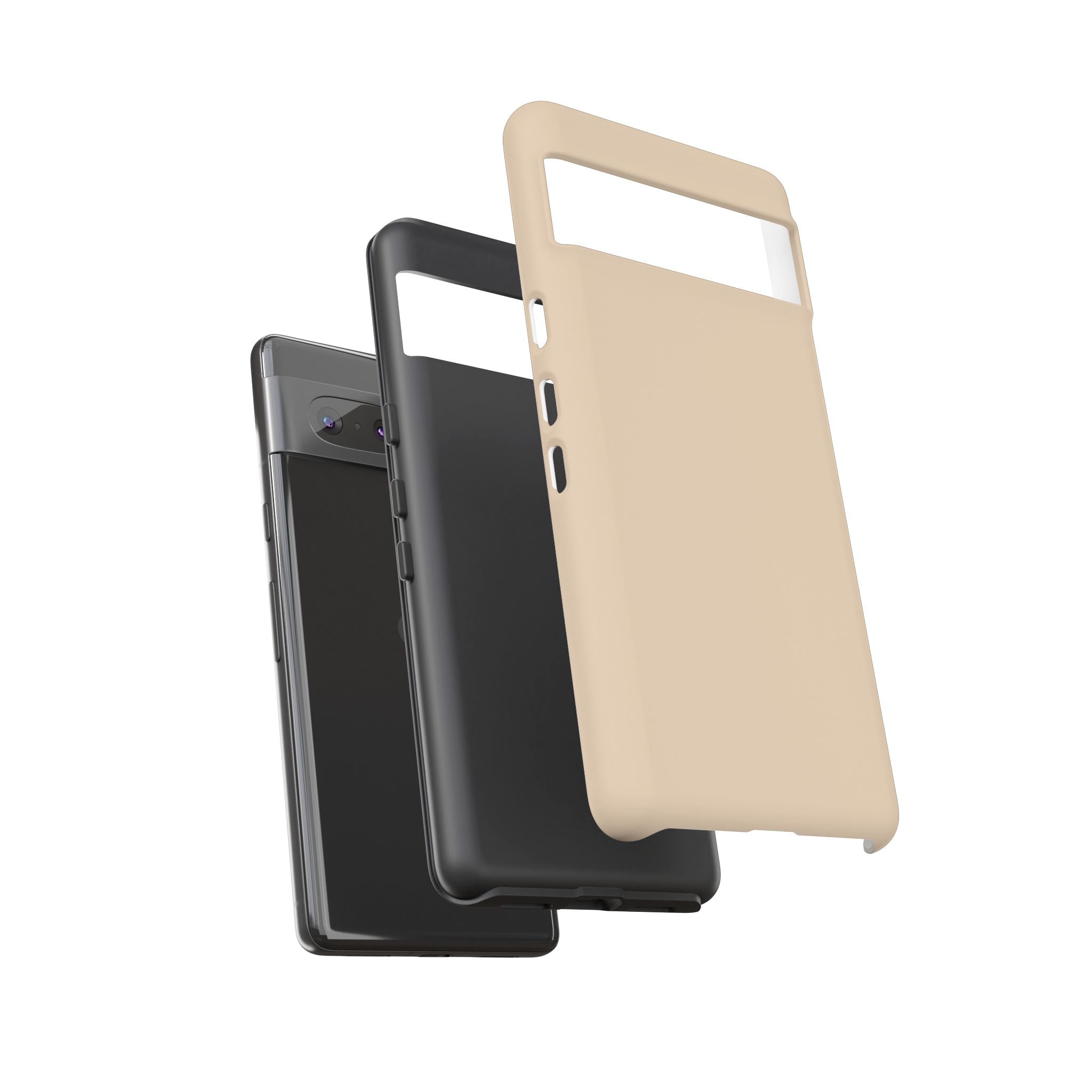 Beige Protective Phone Case