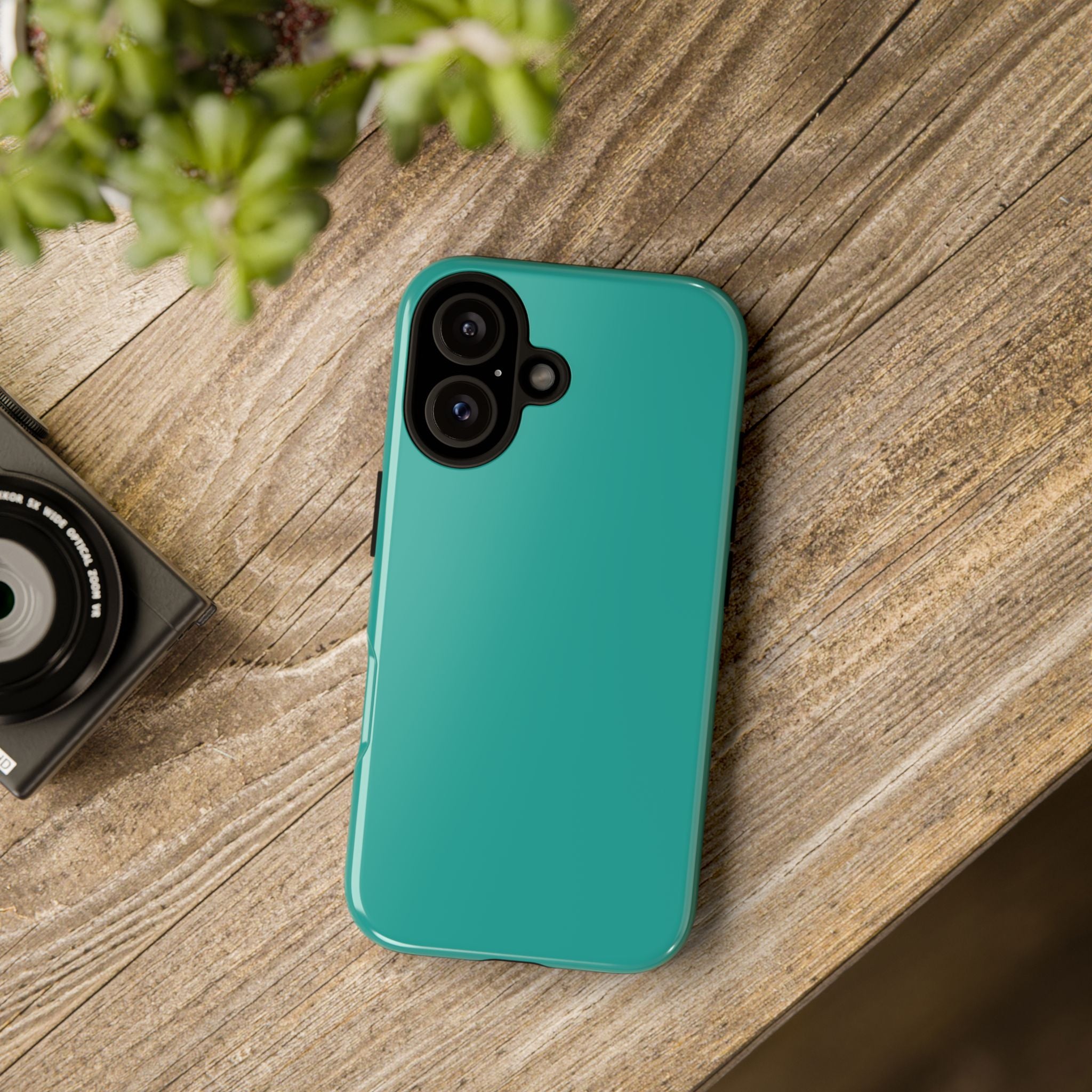 Teal Protective Phone Case