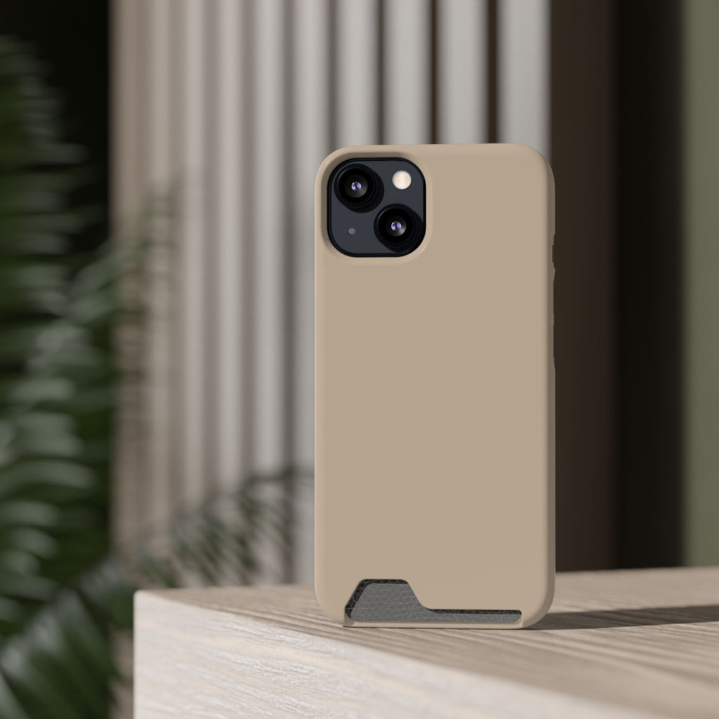 Beige Card-Holder Phone Case