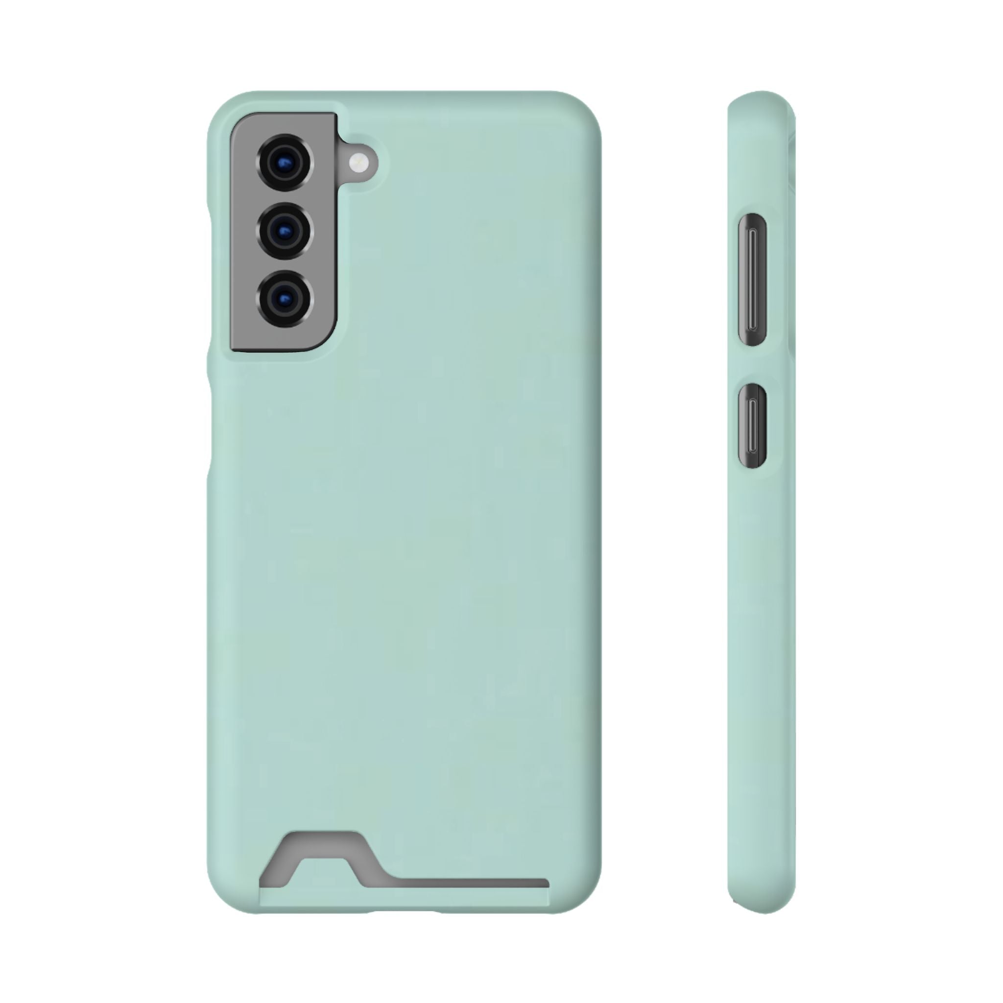 Light Mint Card Holder Phone Case