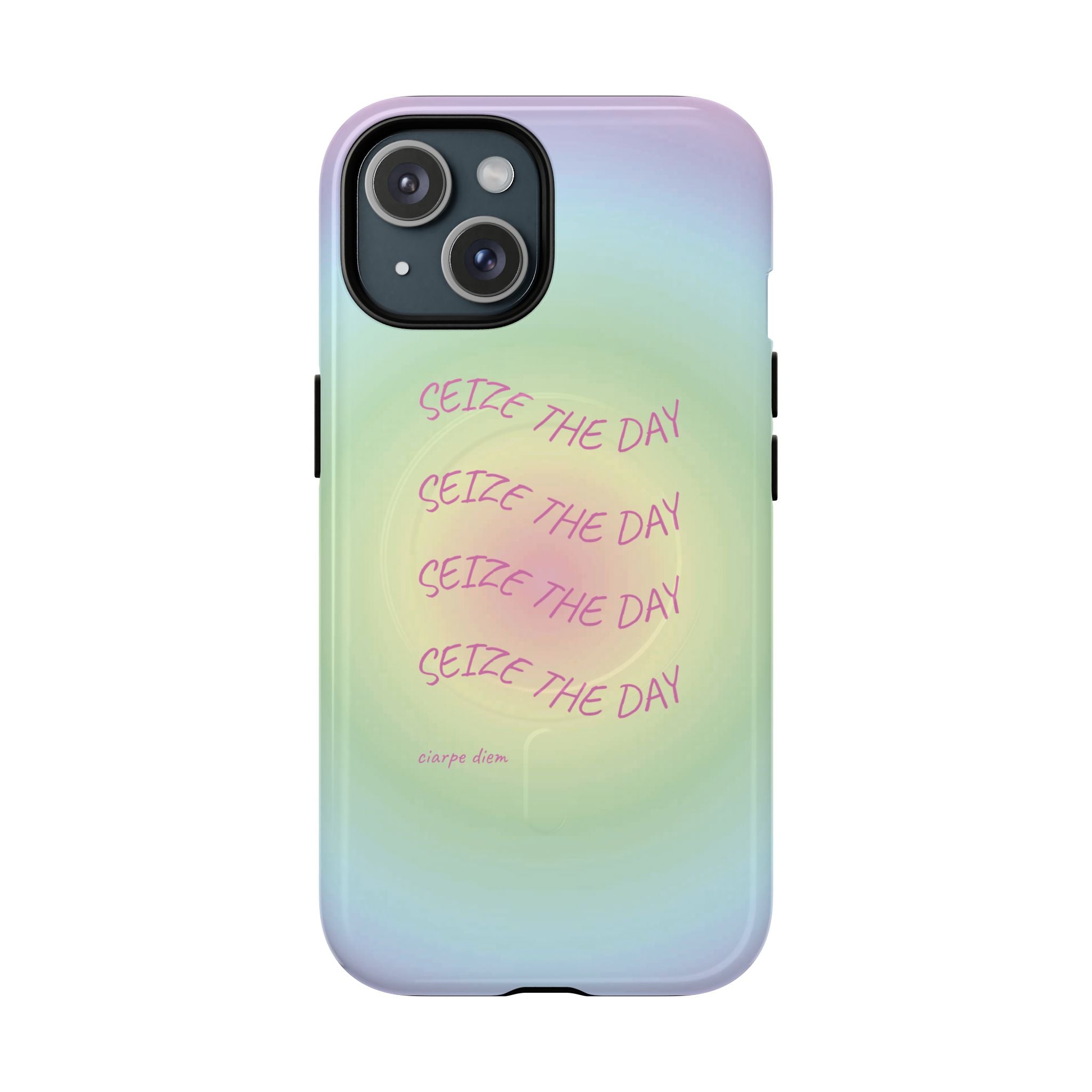 Bermuda Halo Seize The Day Gradient MagSafe Protective Phone Case