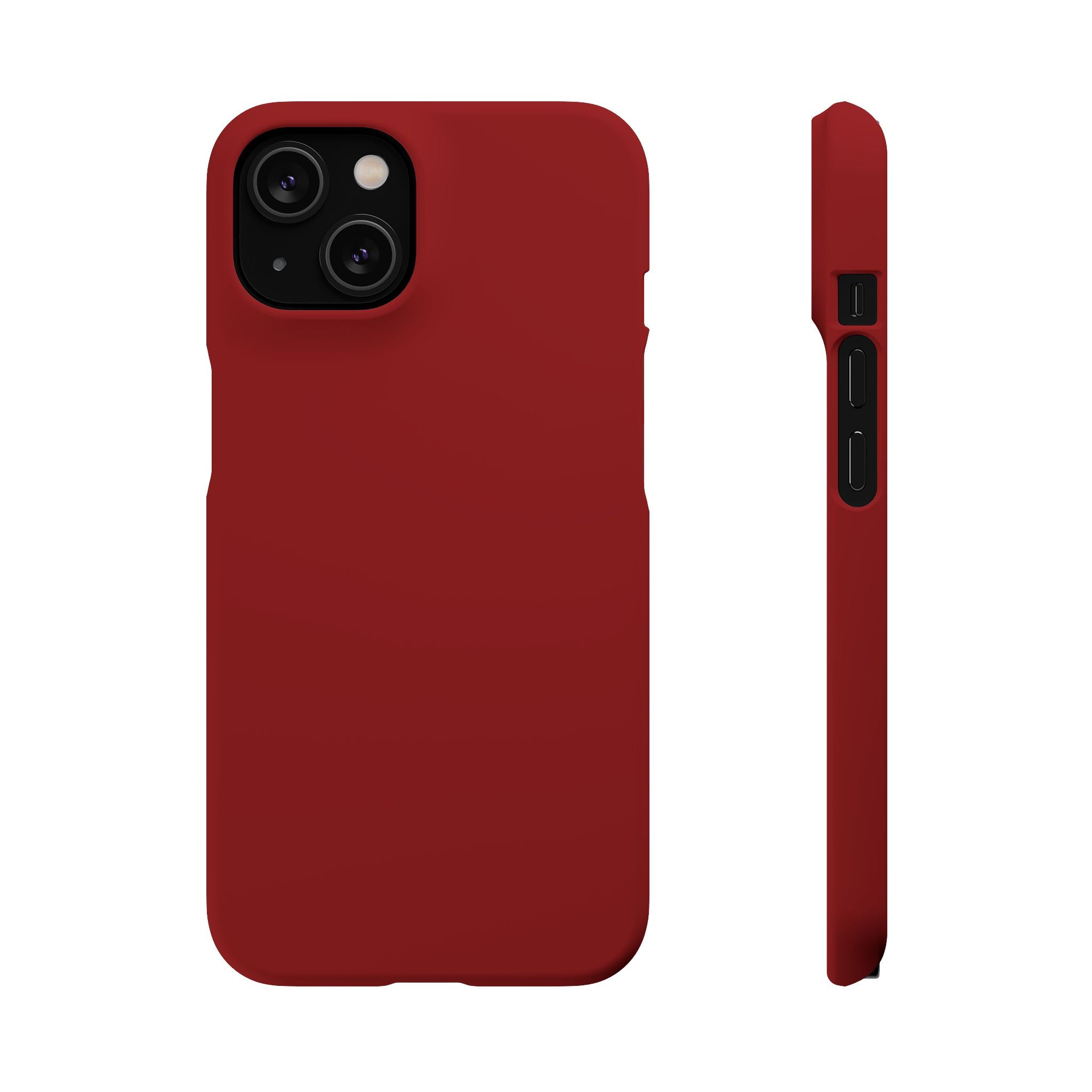 Dark Red Snap Phone Case
