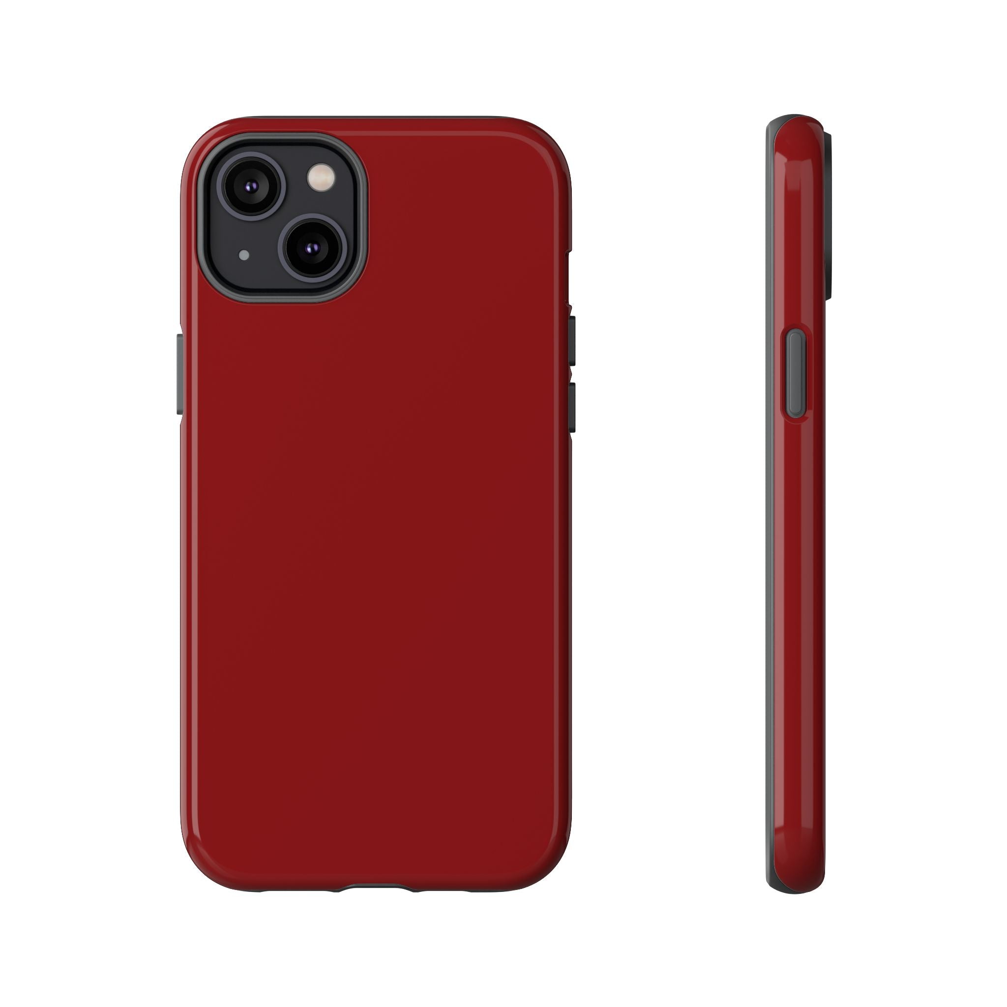 Dark Red Protective Phone Case